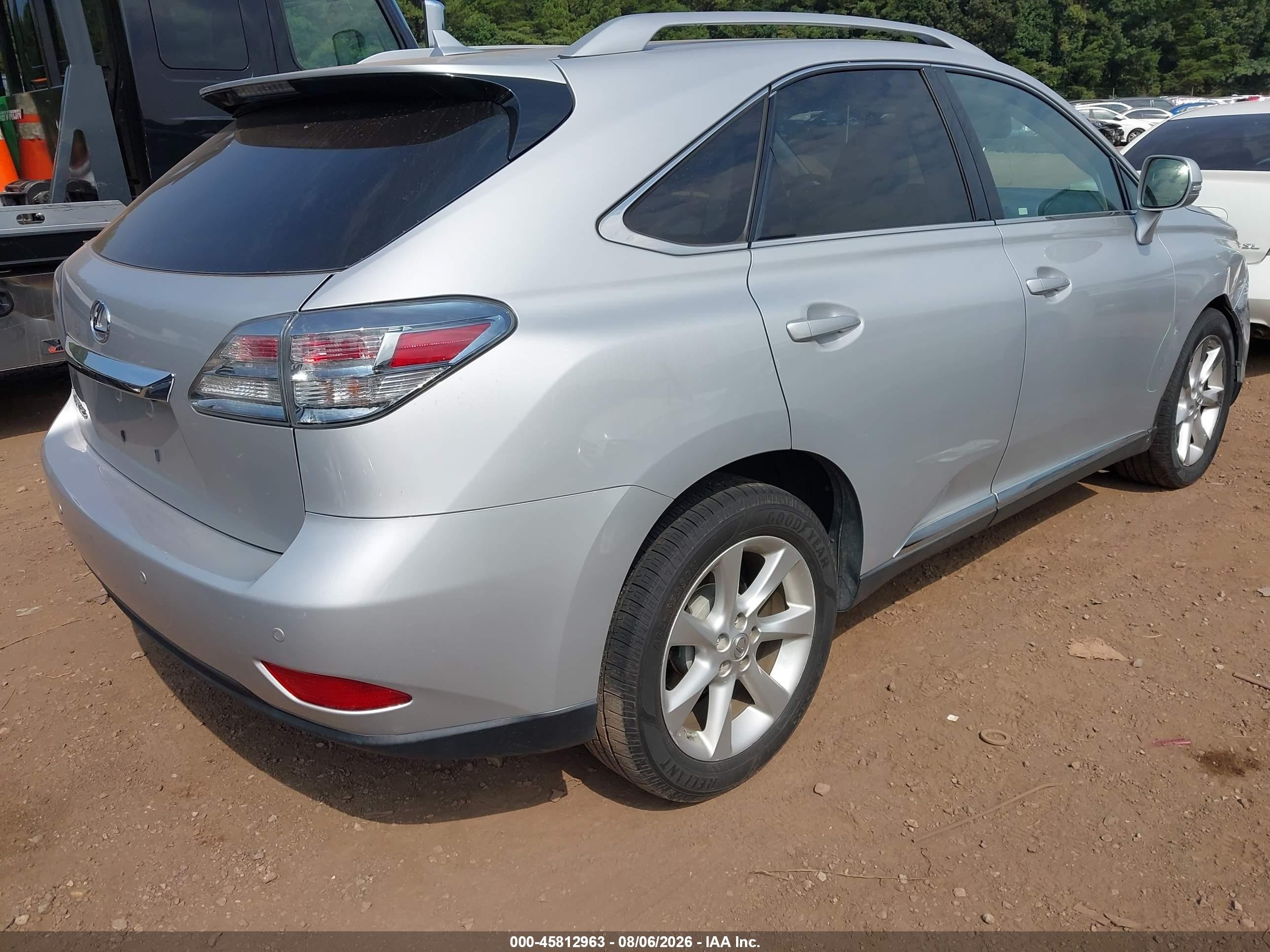 2010 Lexus Rx 350   Silver vin: 2T2ZK1BA2AC021450