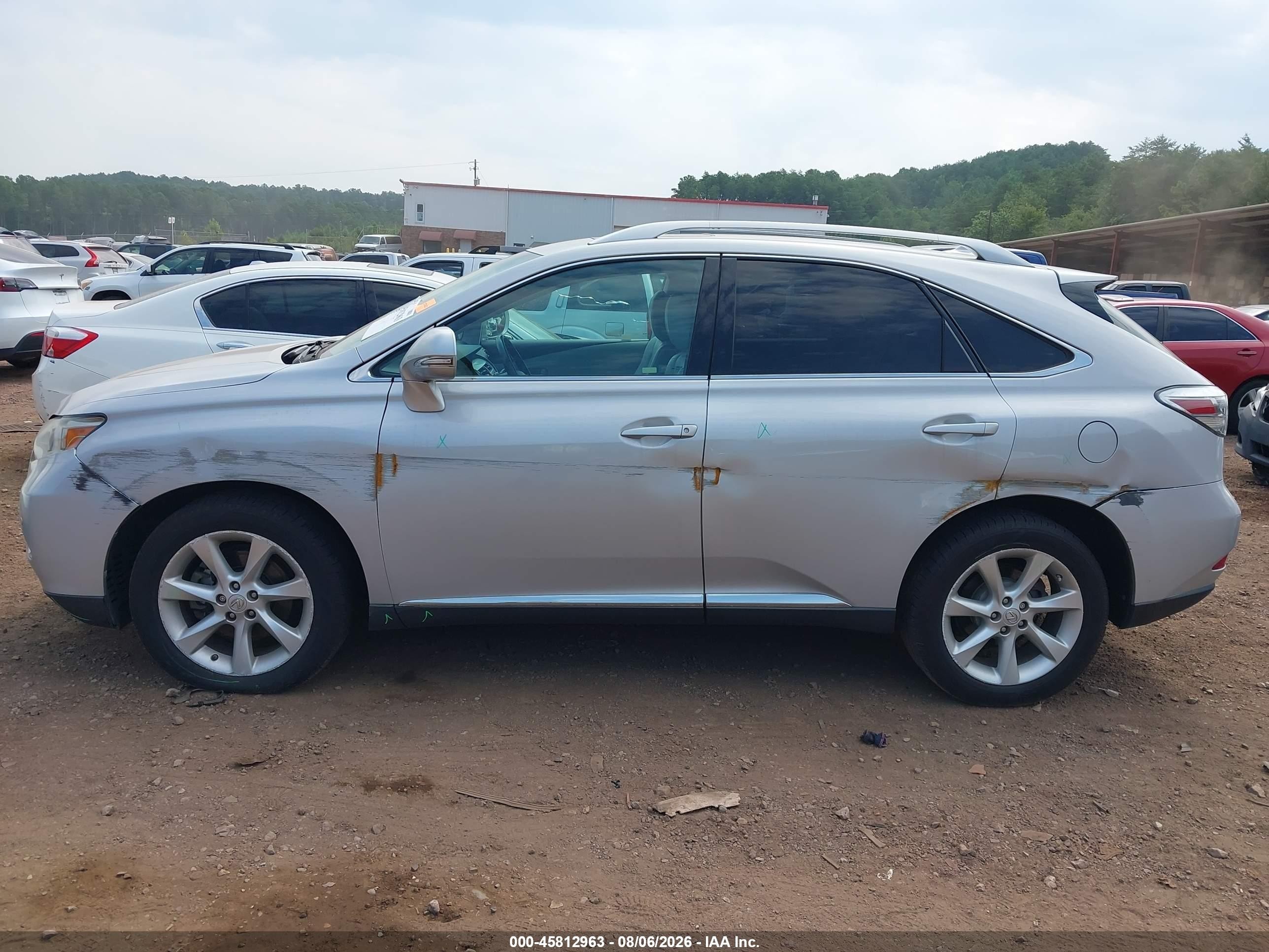 2010 Lexus Rx 350   Silver vin: 2T2ZK1BA2AC021450