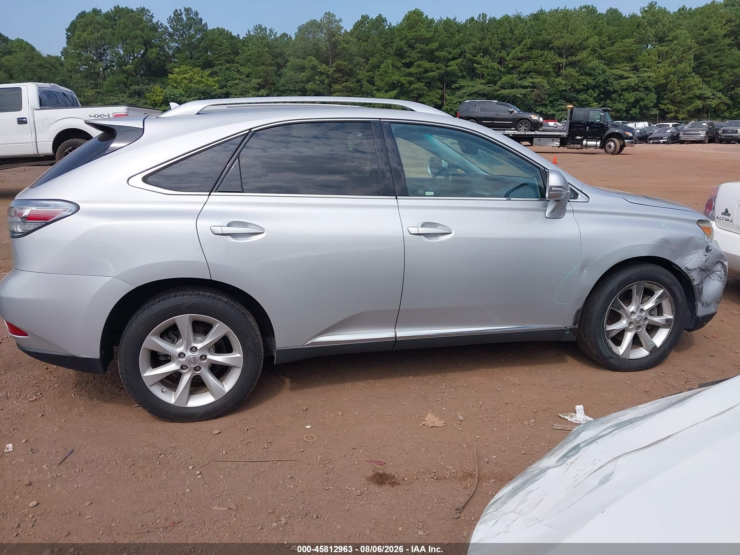 2010 Lexus Rx 350   Silver vin: 2T2ZK1BA2AC021450
