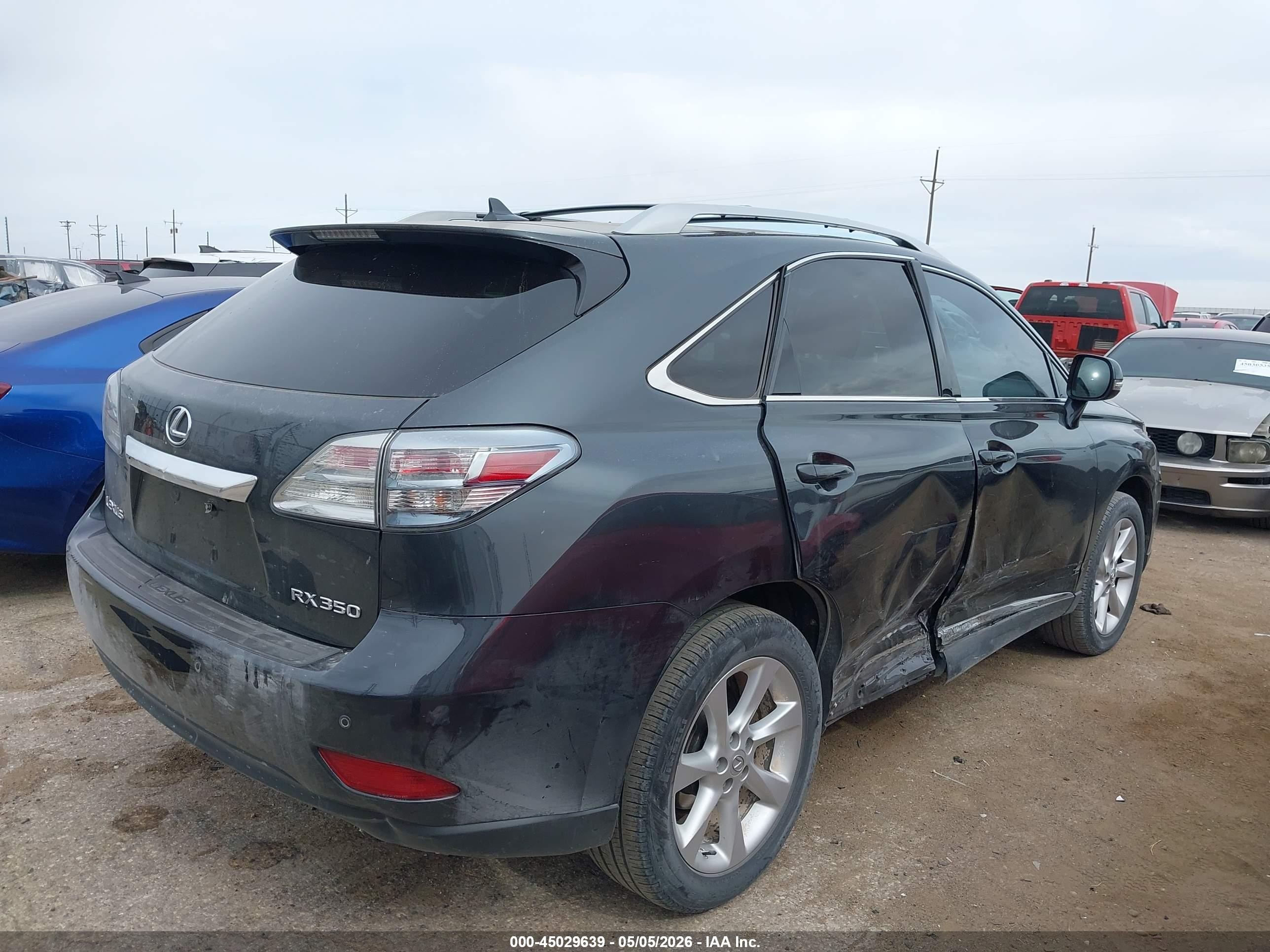2010 Lexus Rx 350   Black vin: 2T2ZK1BA2AC022260