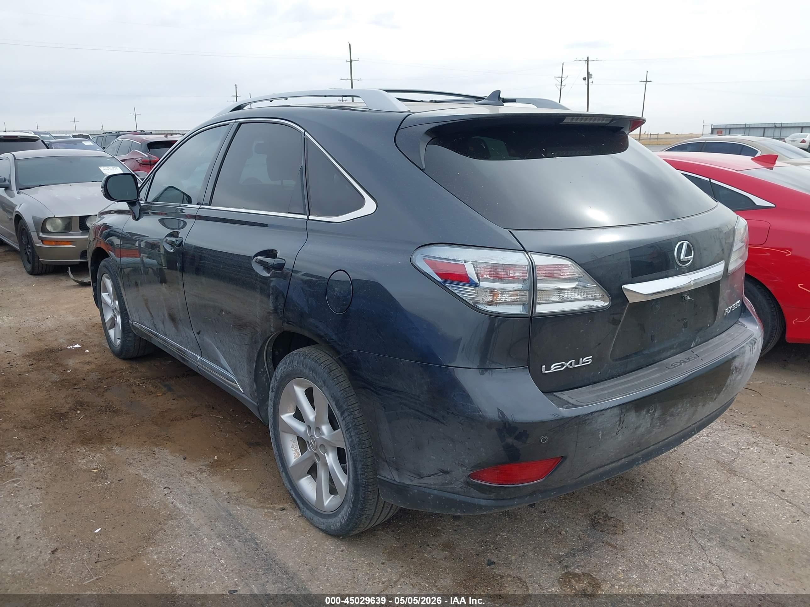 2010 Lexus Rx 350   Black vin: 2T2ZK1BA2AC022260