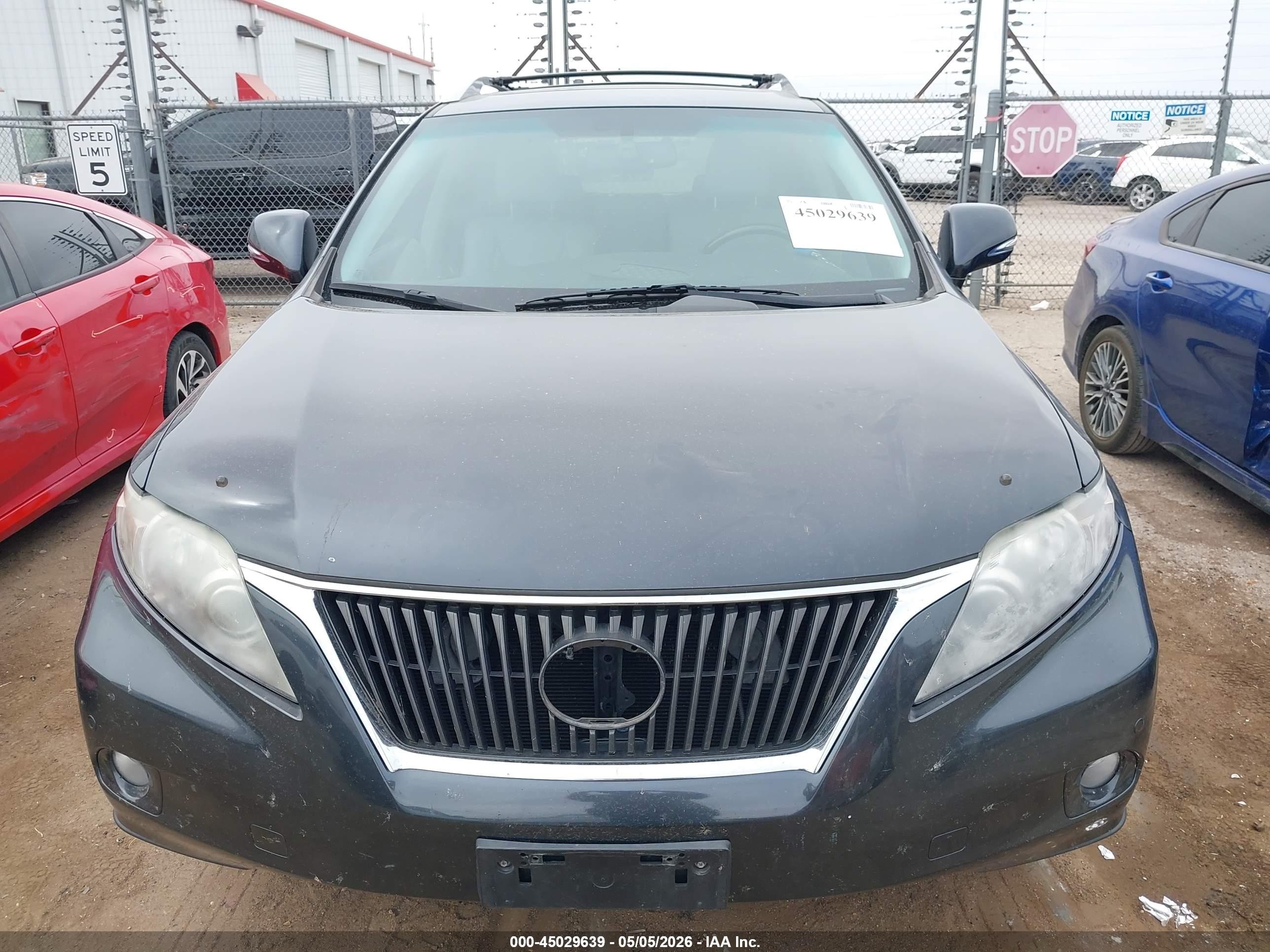 2010 Lexus Rx 350   Black vin: 2T2ZK1BA2AC022260