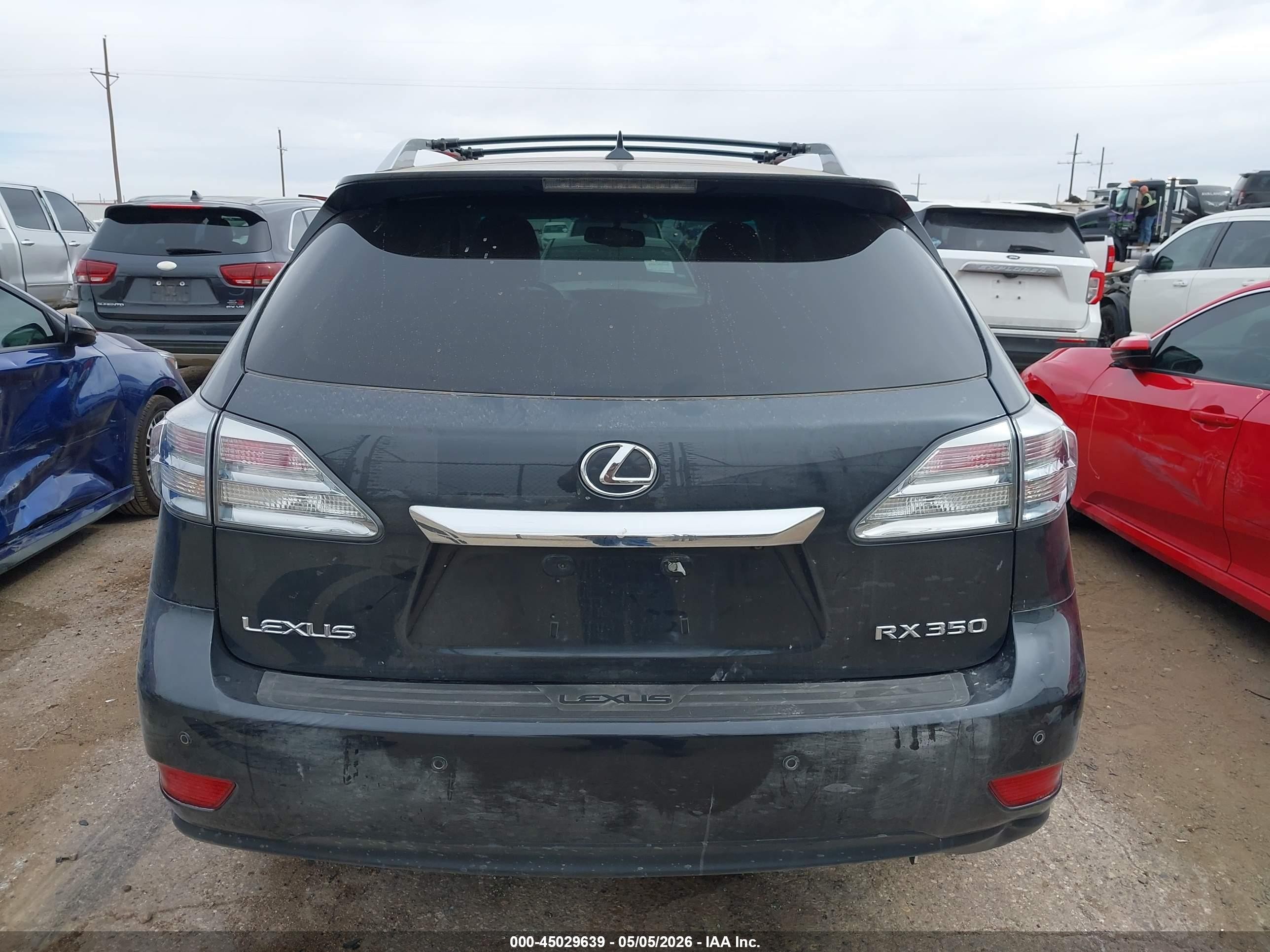 2010 Lexus Rx 350   Black vin: 2T2ZK1BA2AC022260