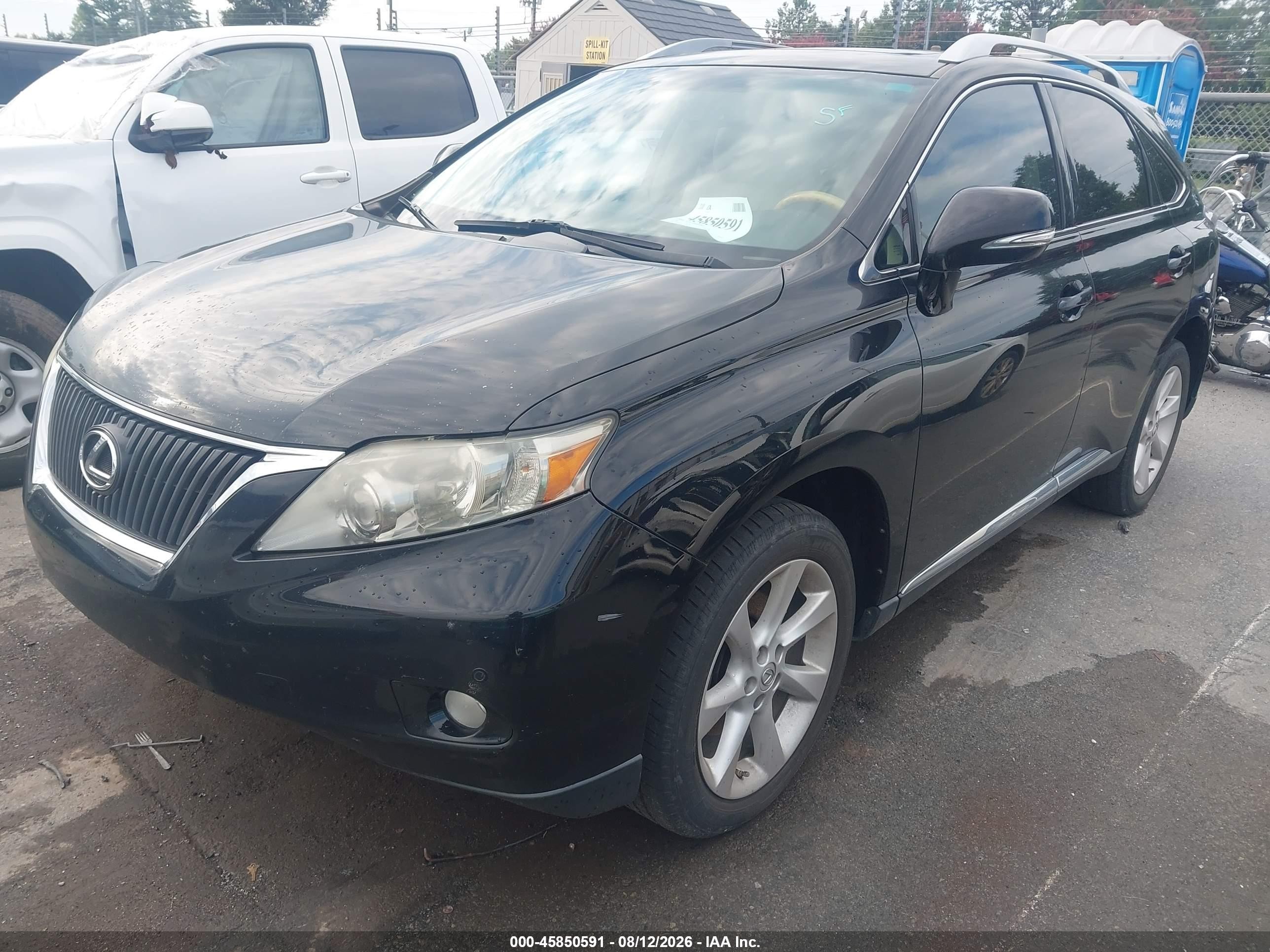 2010 Lexus Rx 350   Black vin: 2T2ZK1BA2AC025188