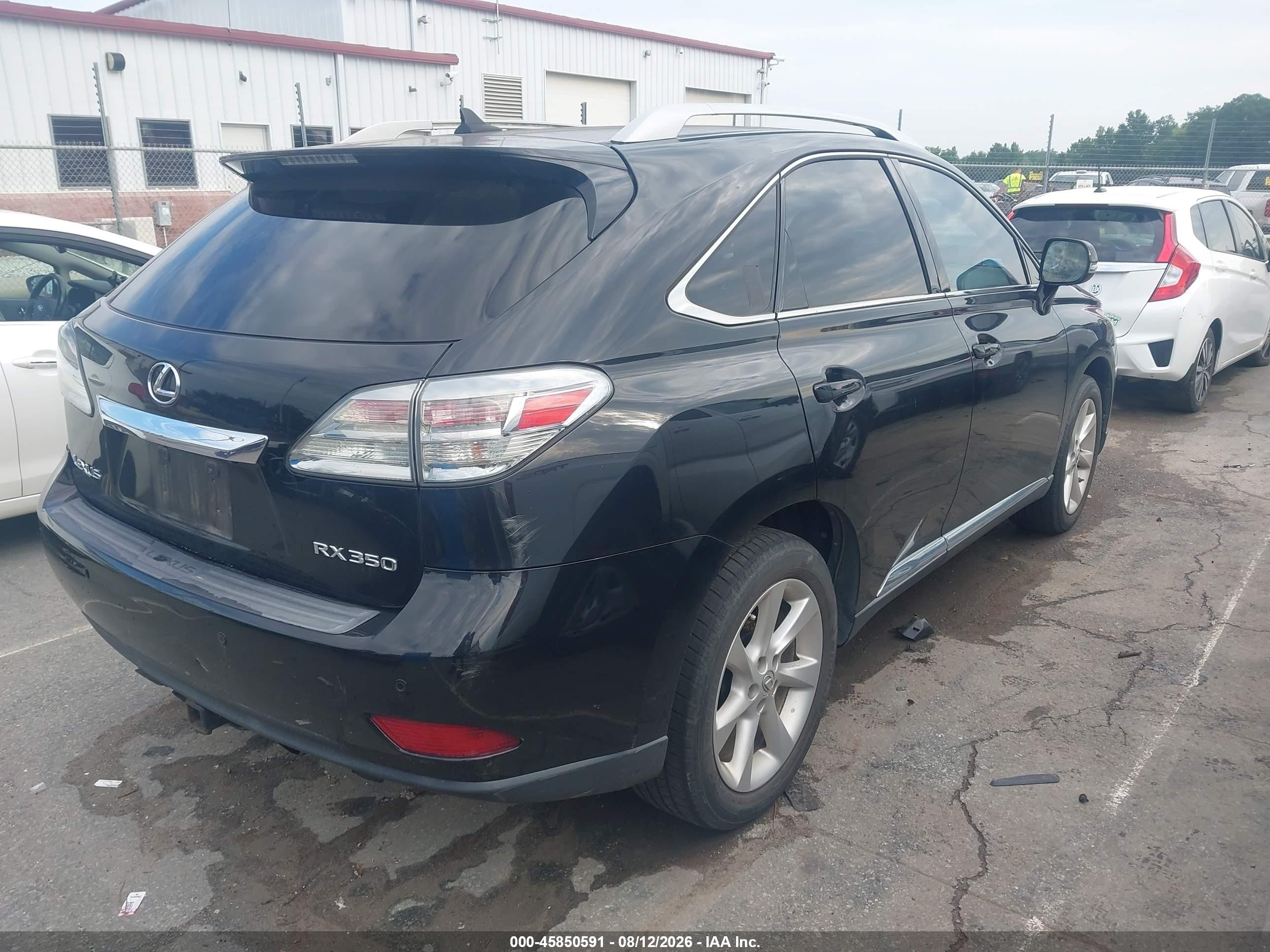 2010 Lexus Rx 350   Black vin: 2T2ZK1BA2AC025188