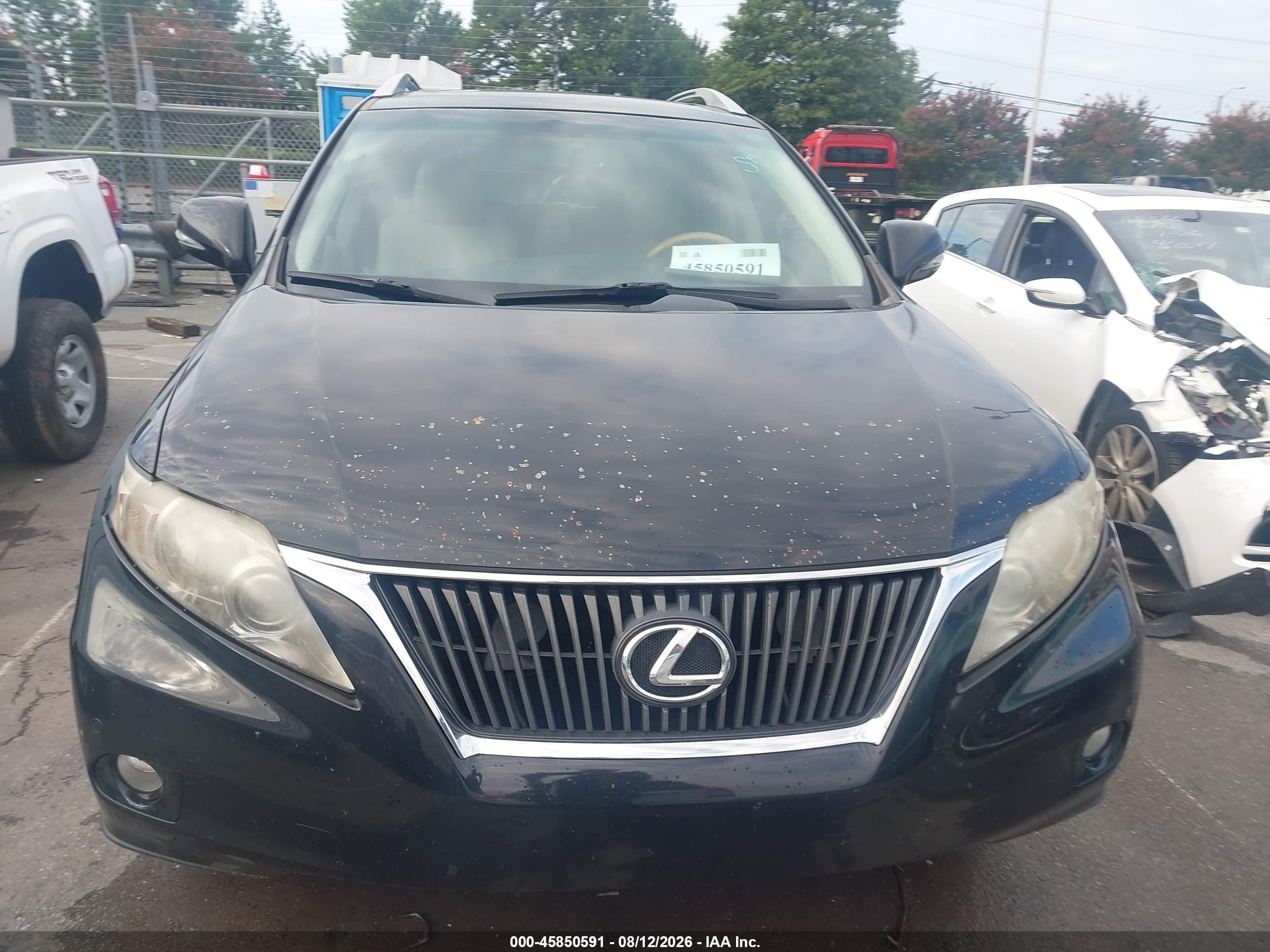 2010 Lexus Rx 350   Black vin: 2T2ZK1BA2AC025188