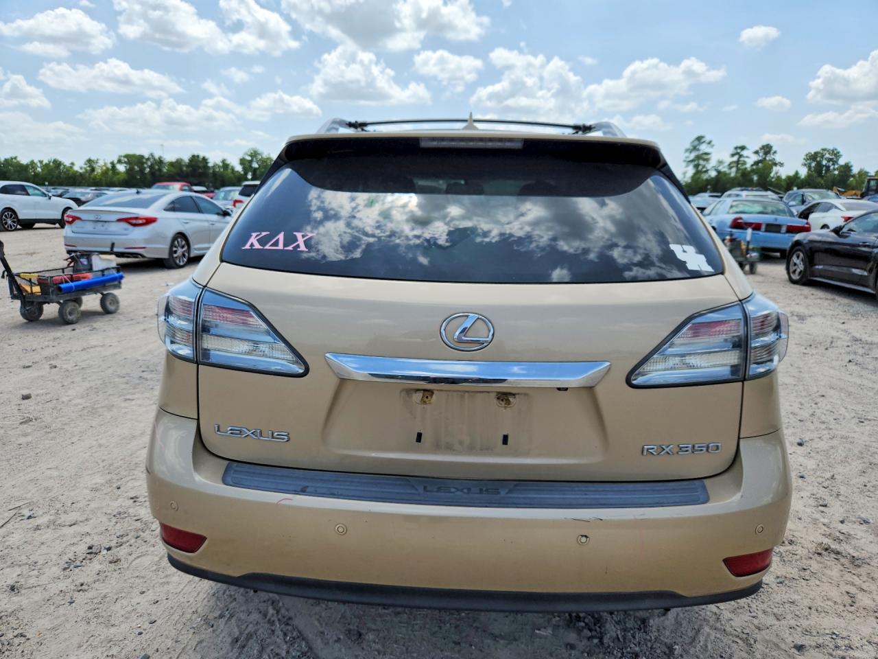 2010 Lexus Rx 350 Gold vin: 2T2ZK1BA2AC025918