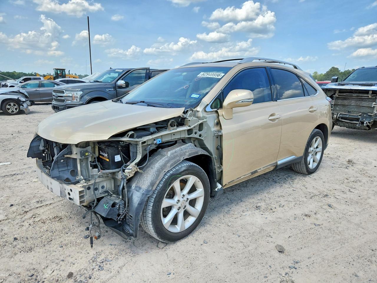 2010 Lexus Rx 350 Gold vin: 2T2ZK1BA2AC025918