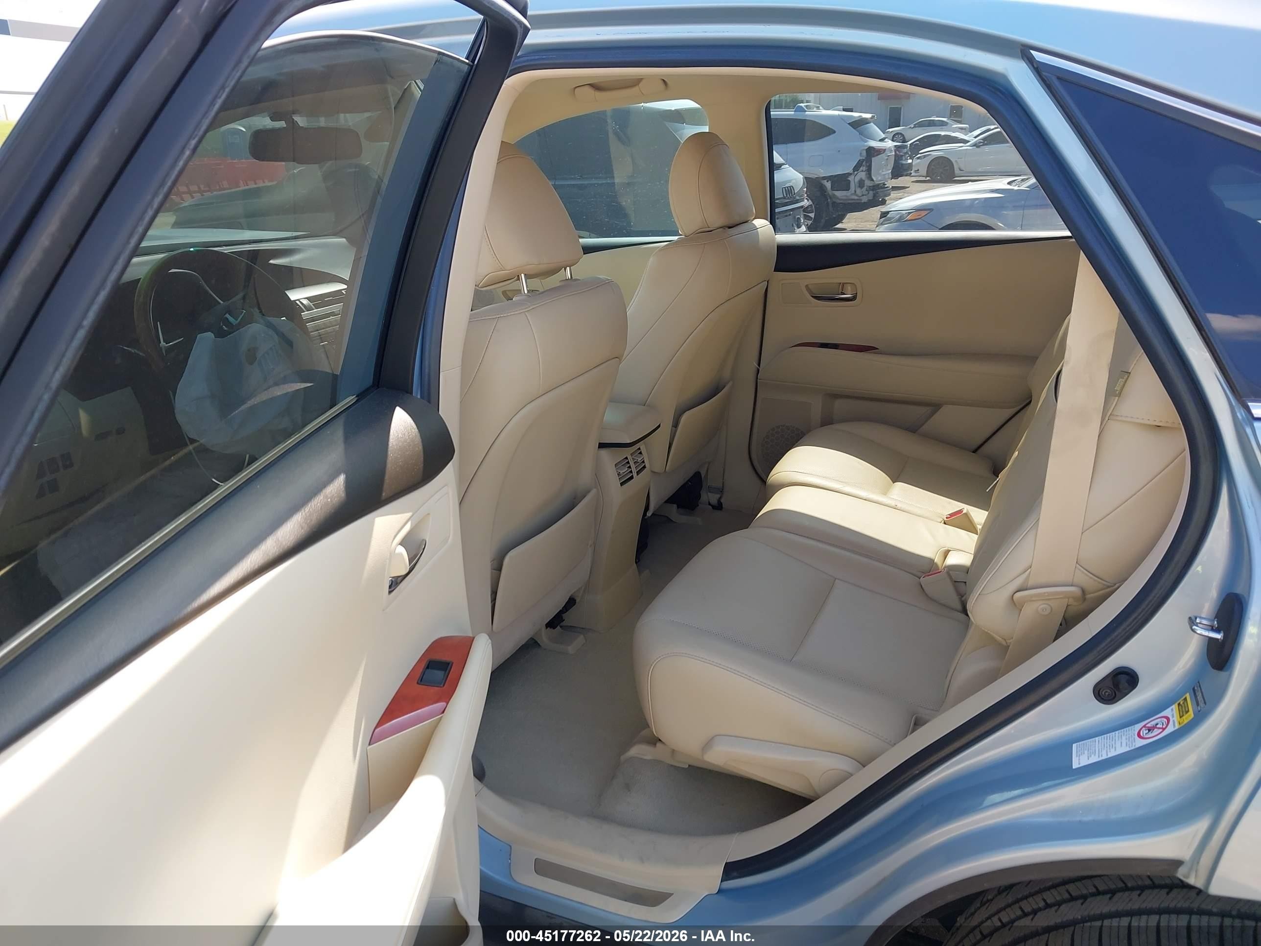2010 Lexus Rx 350   Light Blue vin: 2T2ZK1BA2AC026485