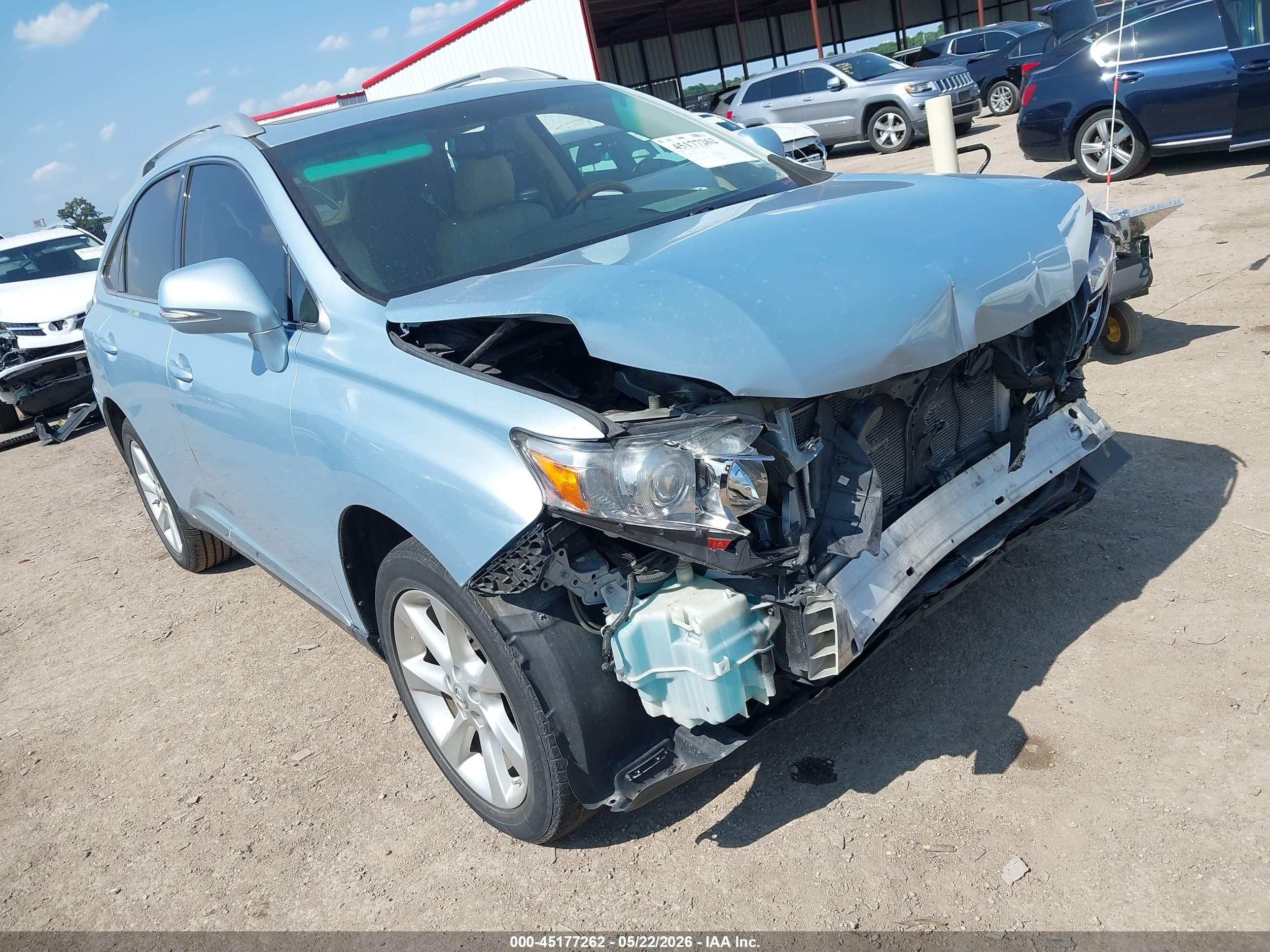 2010 Lexus Rx 350 Light Blue vin: 2T2ZK1BA2AC026485