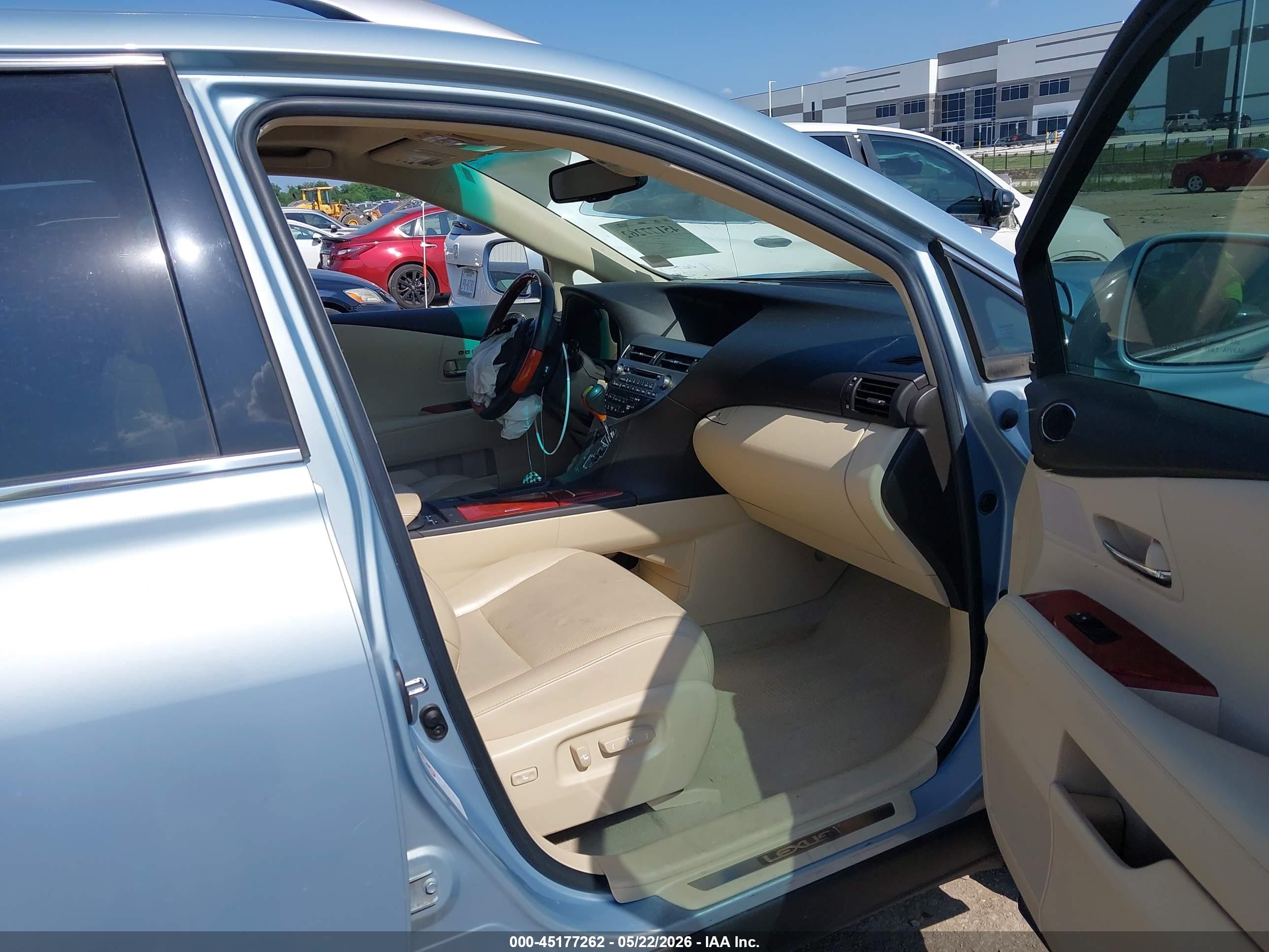 2010 Lexus Rx 350   Light Blue vin: 2T2ZK1BA2AC026485