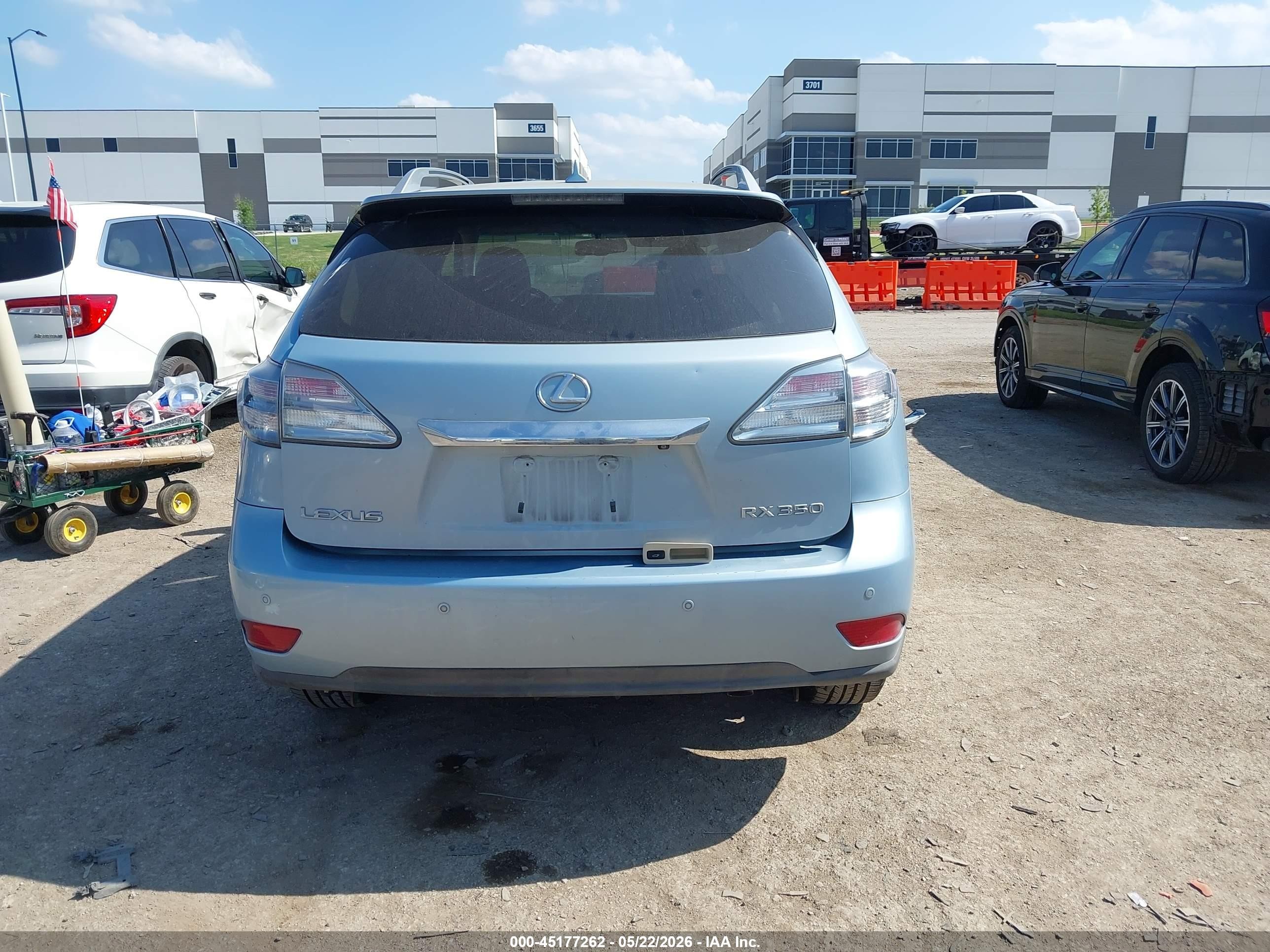 2010 Lexus Rx 350   Light Blue vin: 2T2ZK1BA2AC026485