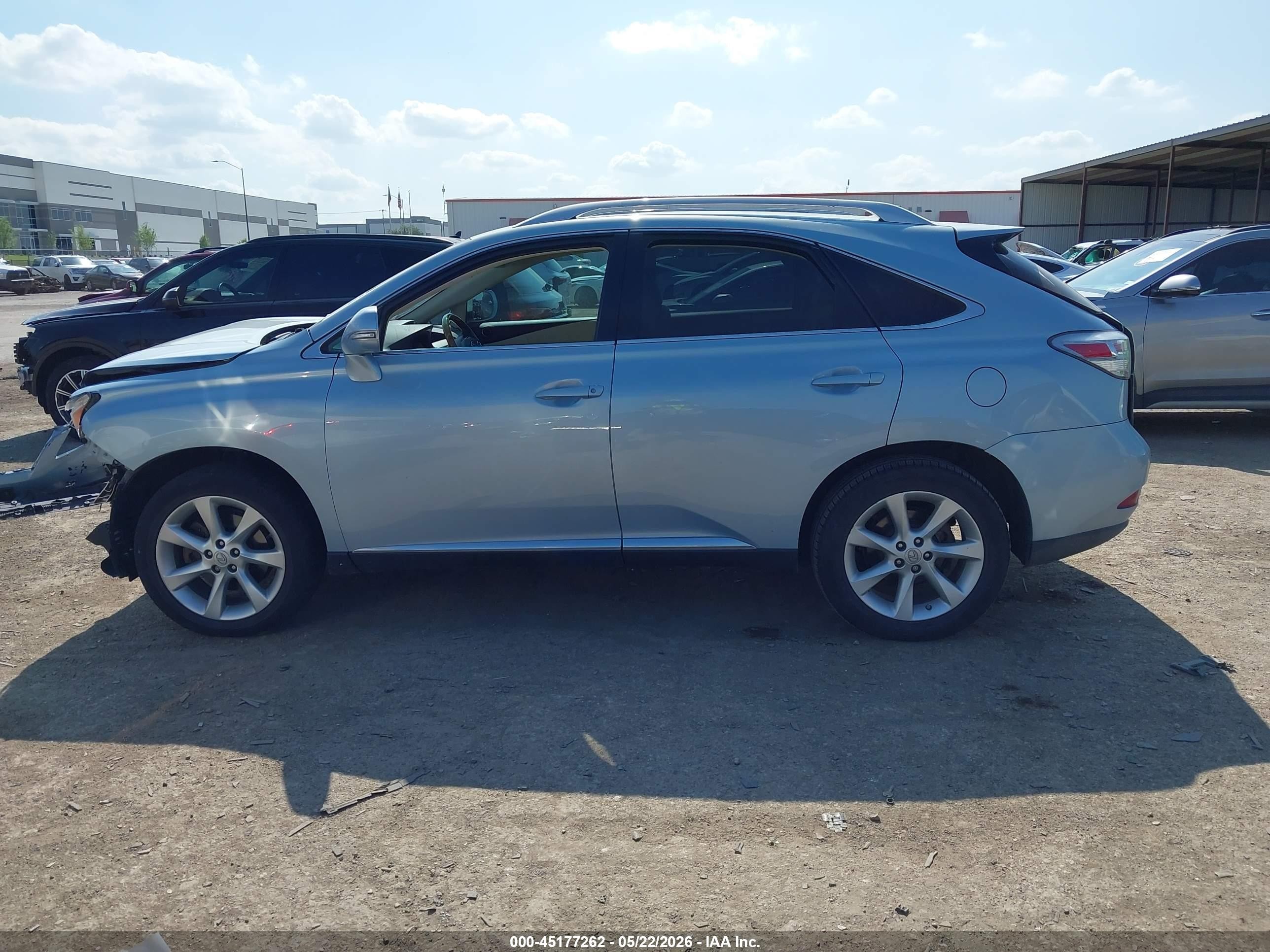 2010 Lexus Rx 350   Light Blue vin: 2T2ZK1BA2AC026485