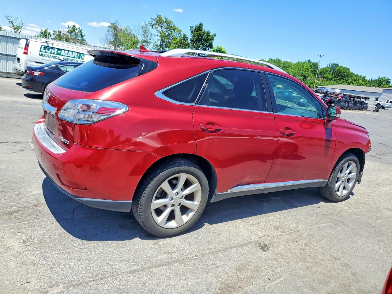 2010 Lexus Rx 350 Red vin: 2T2ZK1BA2AC031542