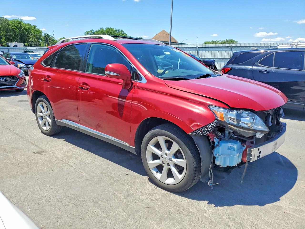 2010 Lexus Rx 350 Red vin: 2T2ZK1BA2AC031542