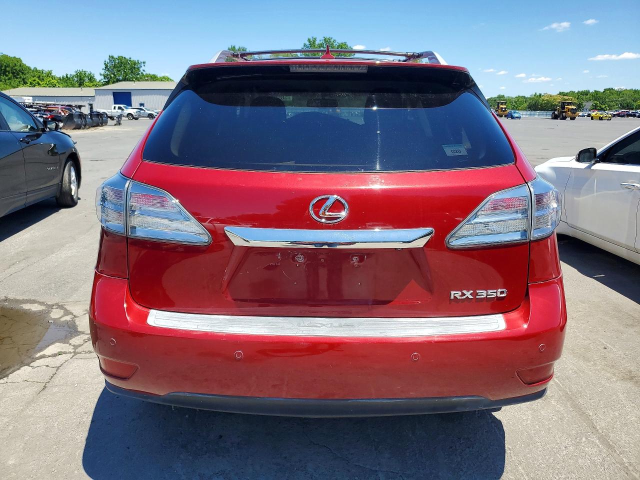 2010 Lexus Rx 350 Red vin: 2T2ZK1BA2AC031542