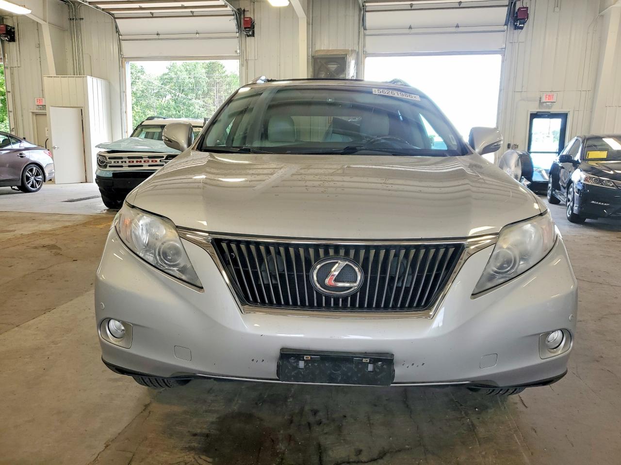2010 Lexus Rx 350 Silver vin: 2T2ZK1BA2AC031895