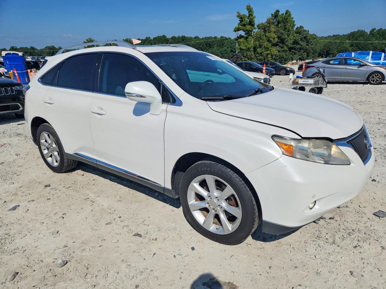 2010 Lexus Rx 350 Белый vin: 2T2ZK1BA2AC033369