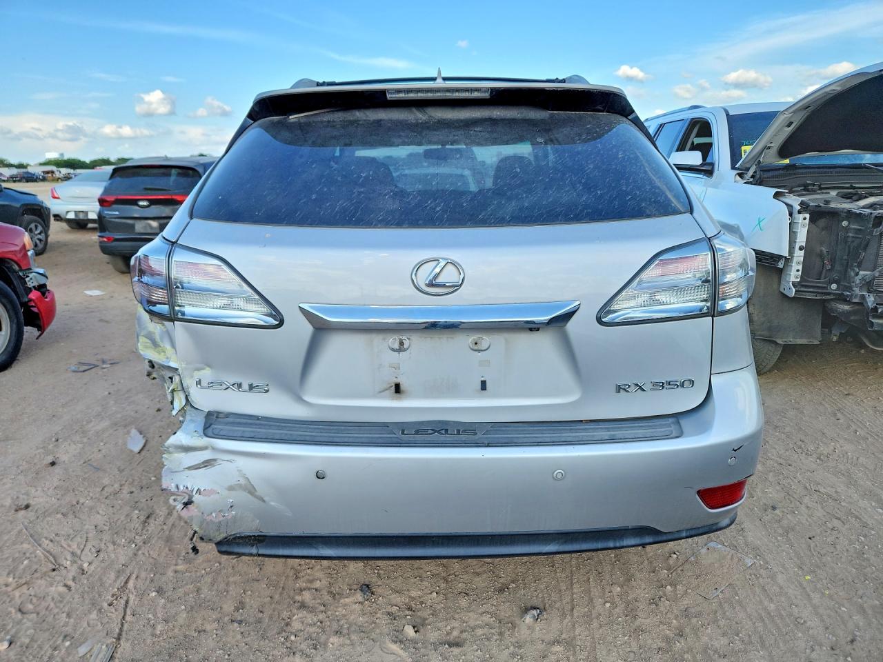 2010 Lexus Rx 350 Silver vin: 2T2ZK1BA2AC040189