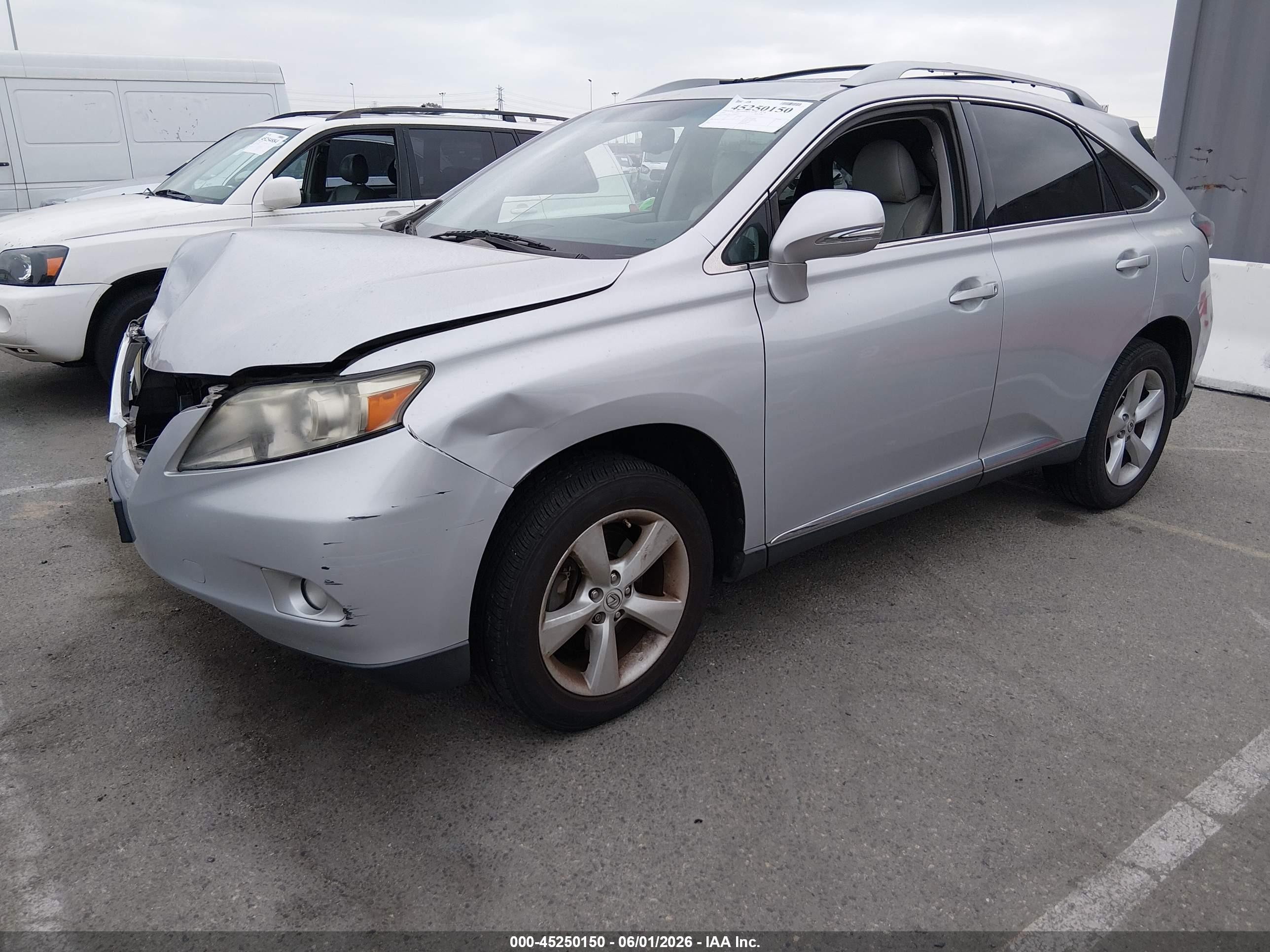 2010 Lexus Rx 350 Silver vin: 2T2ZK1BA2AC040712