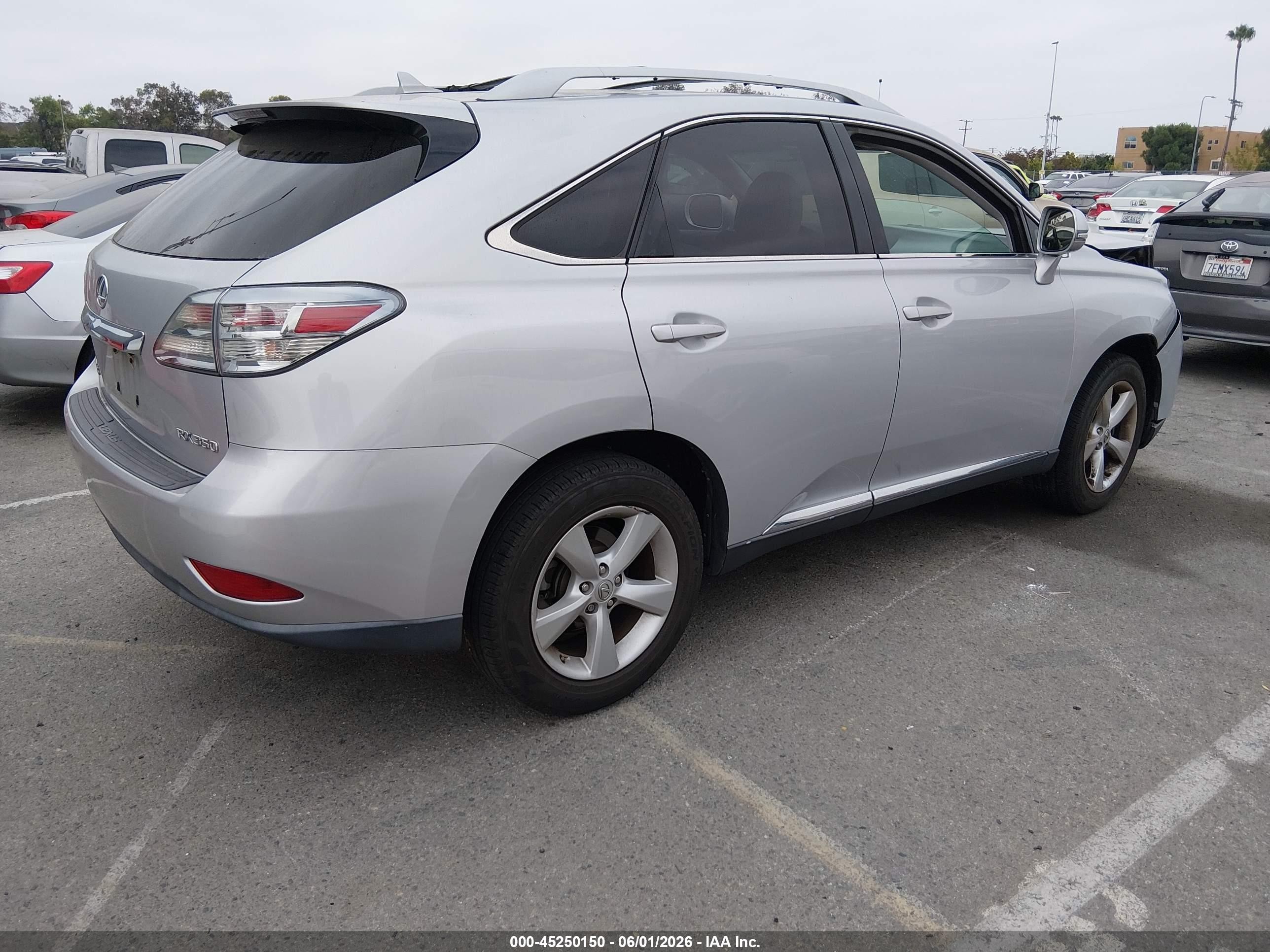 2010 Lexus Rx 350 Silver vin: 2T2ZK1BA2AC040712