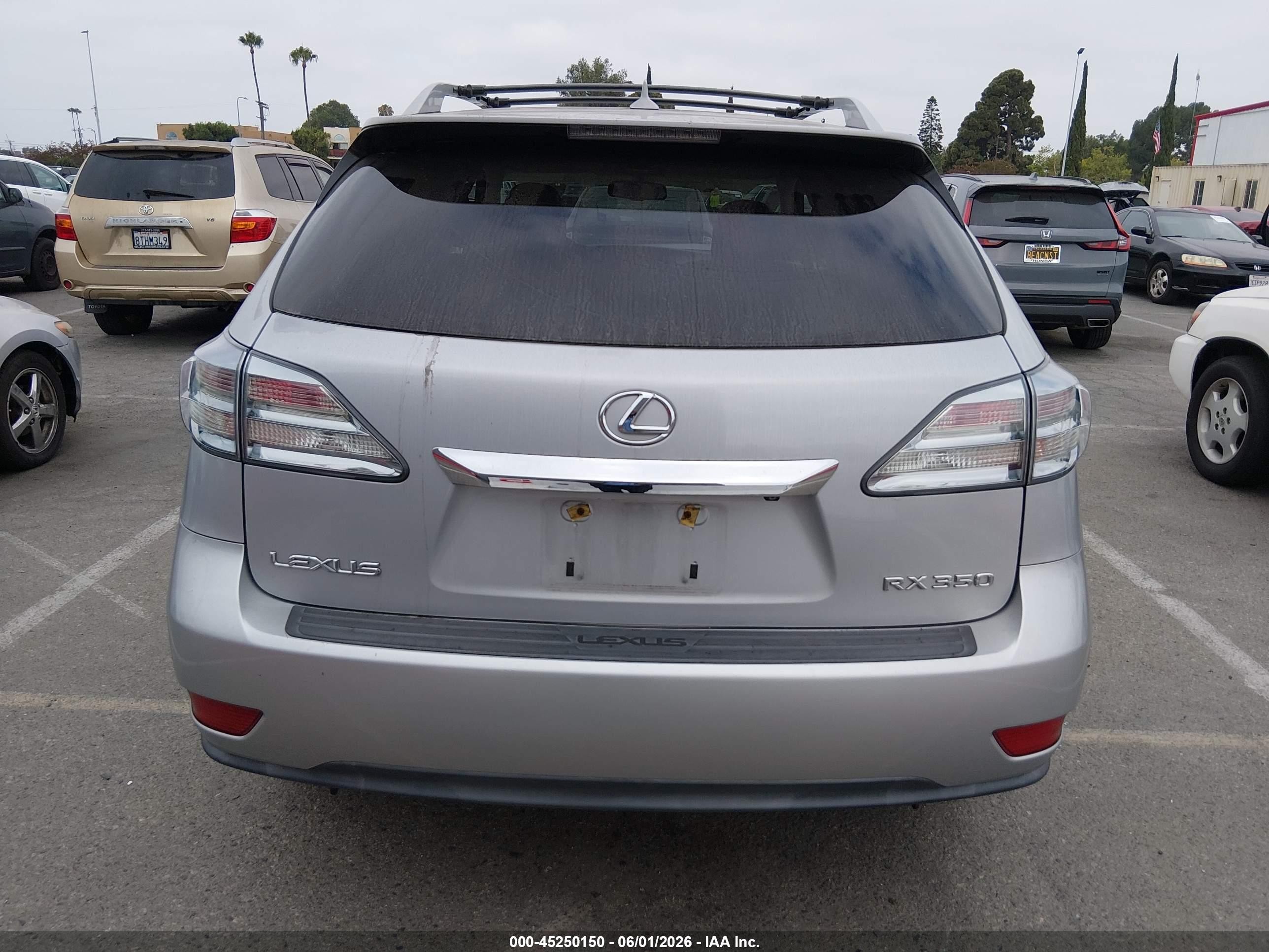 2010 Lexus Rx 350 Silver vin: 2T2ZK1BA2AC040712