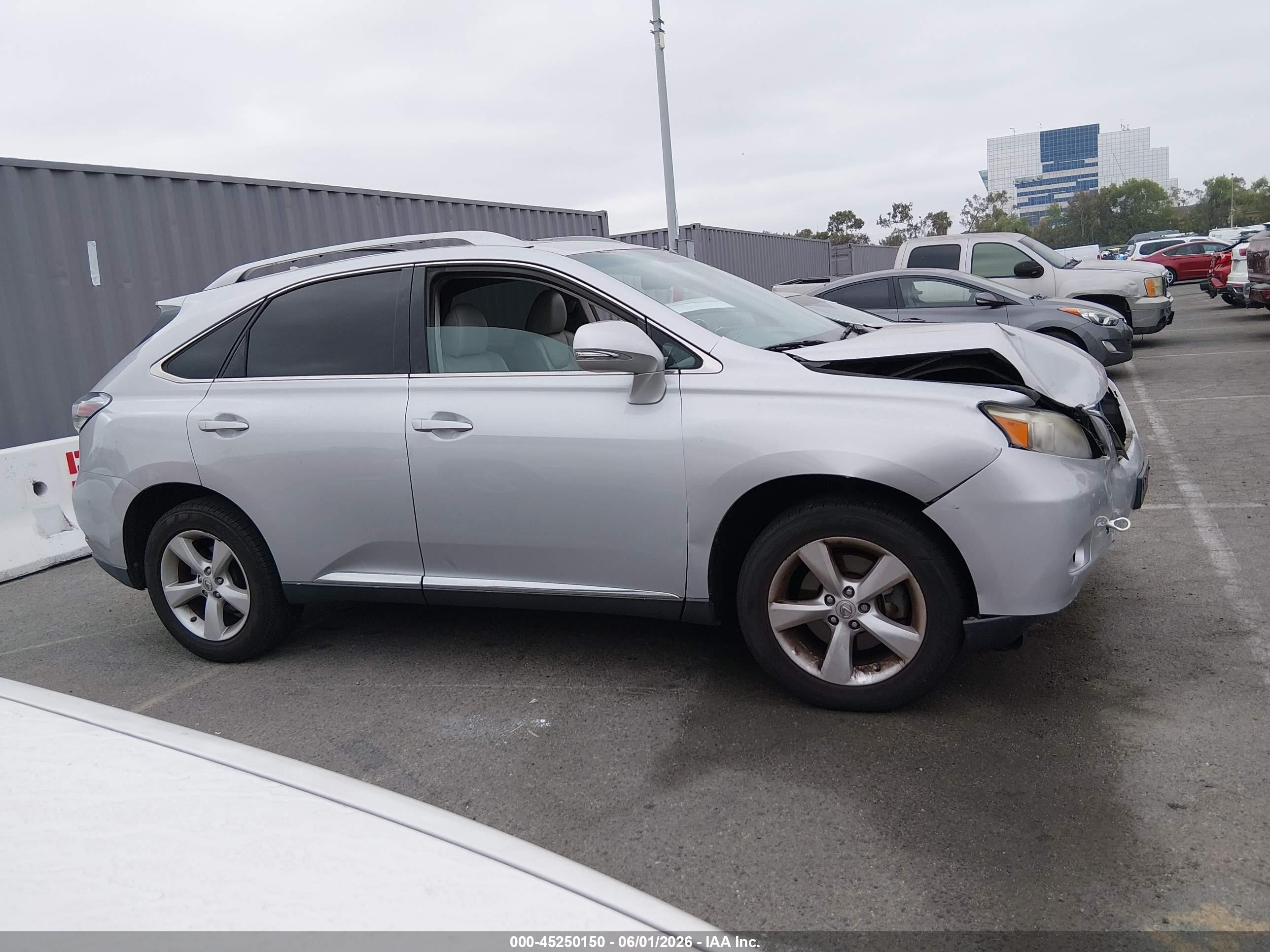 2010 Lexus Rx 350 Silver vin: 2T2ZK1BA2AC040712