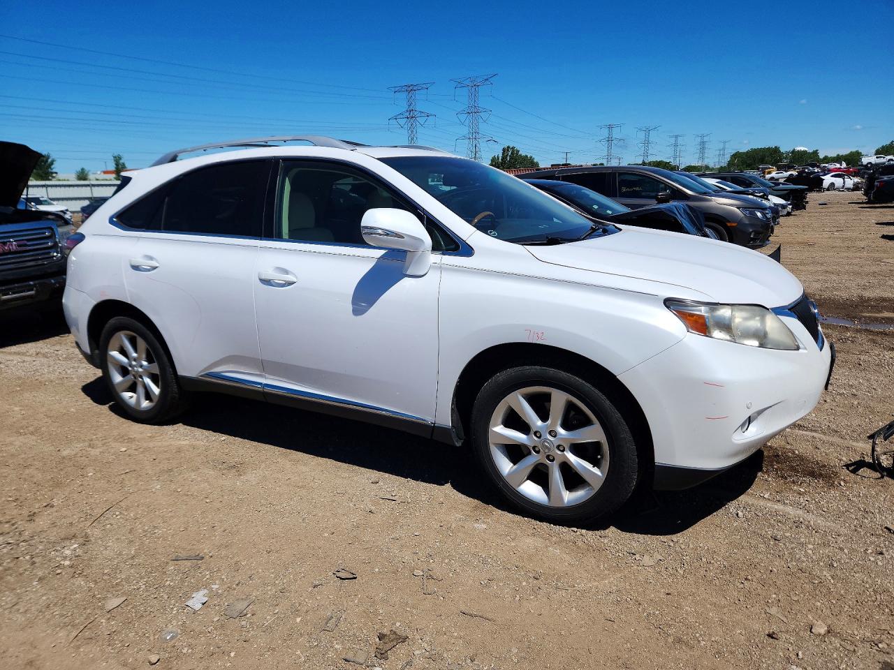 2011 Lexus Rx 350 White vin: 2T2ZK1BA2BC042770