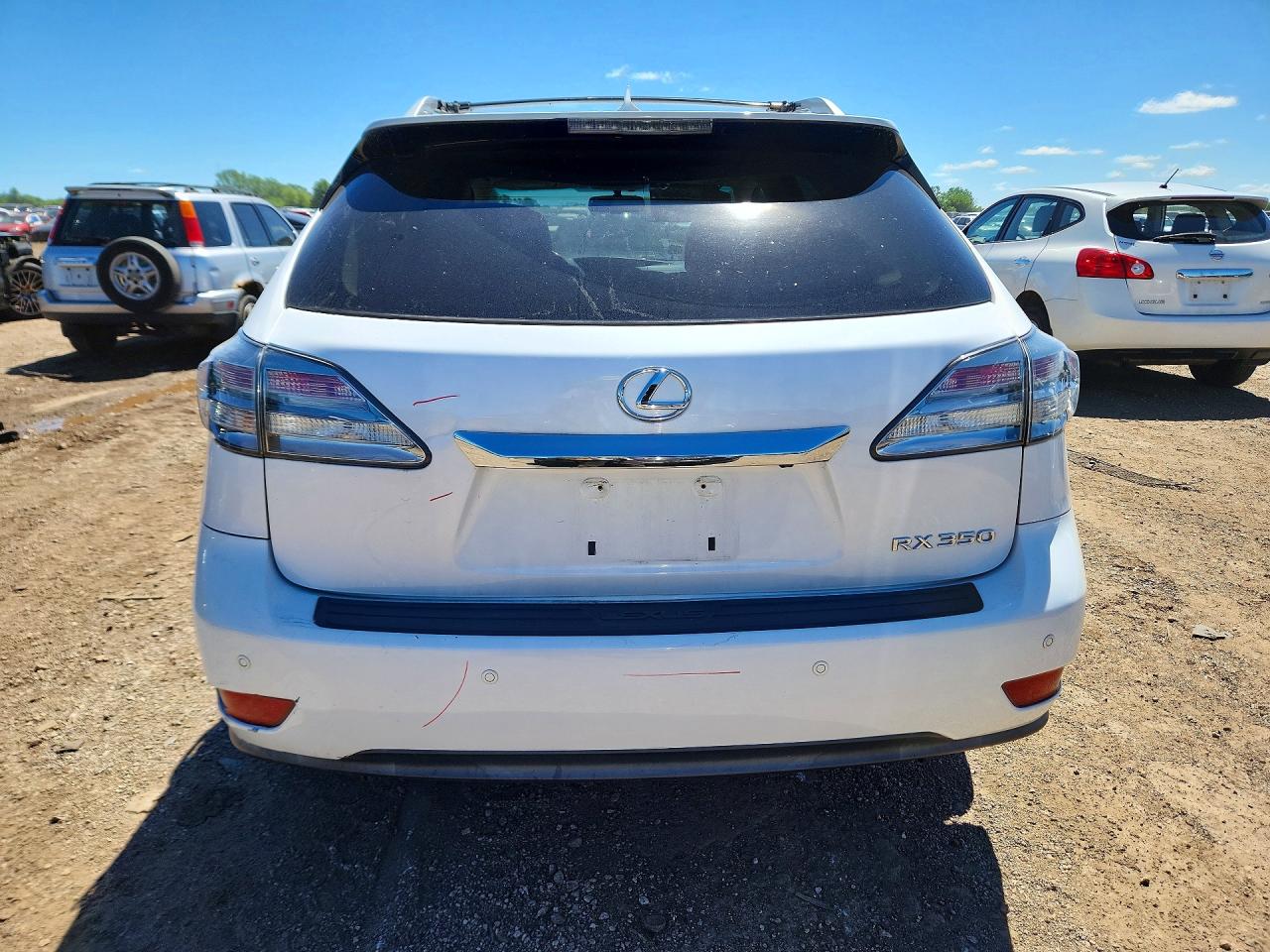 2011 Lexus Rx 350 White vin: 2T2ZK1BA2BC042770