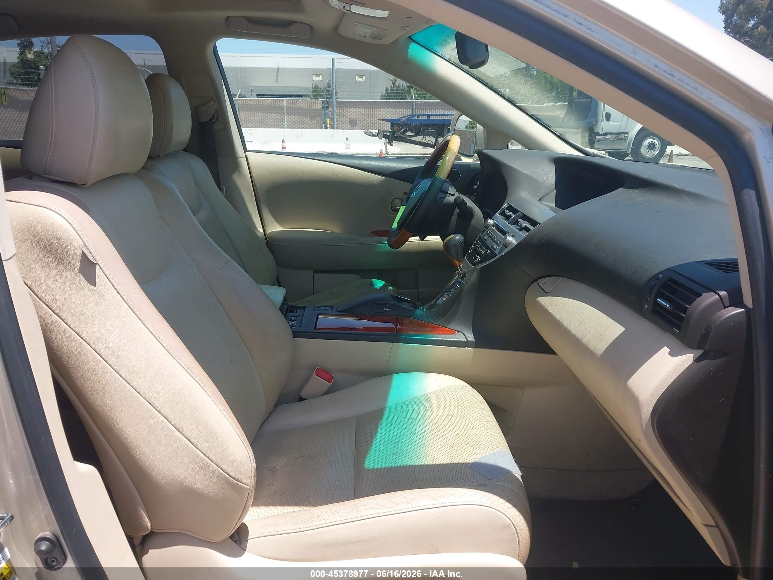 2011 Lexus Rx 350 Gold vin: 2T2ZK1BA2BC043885
