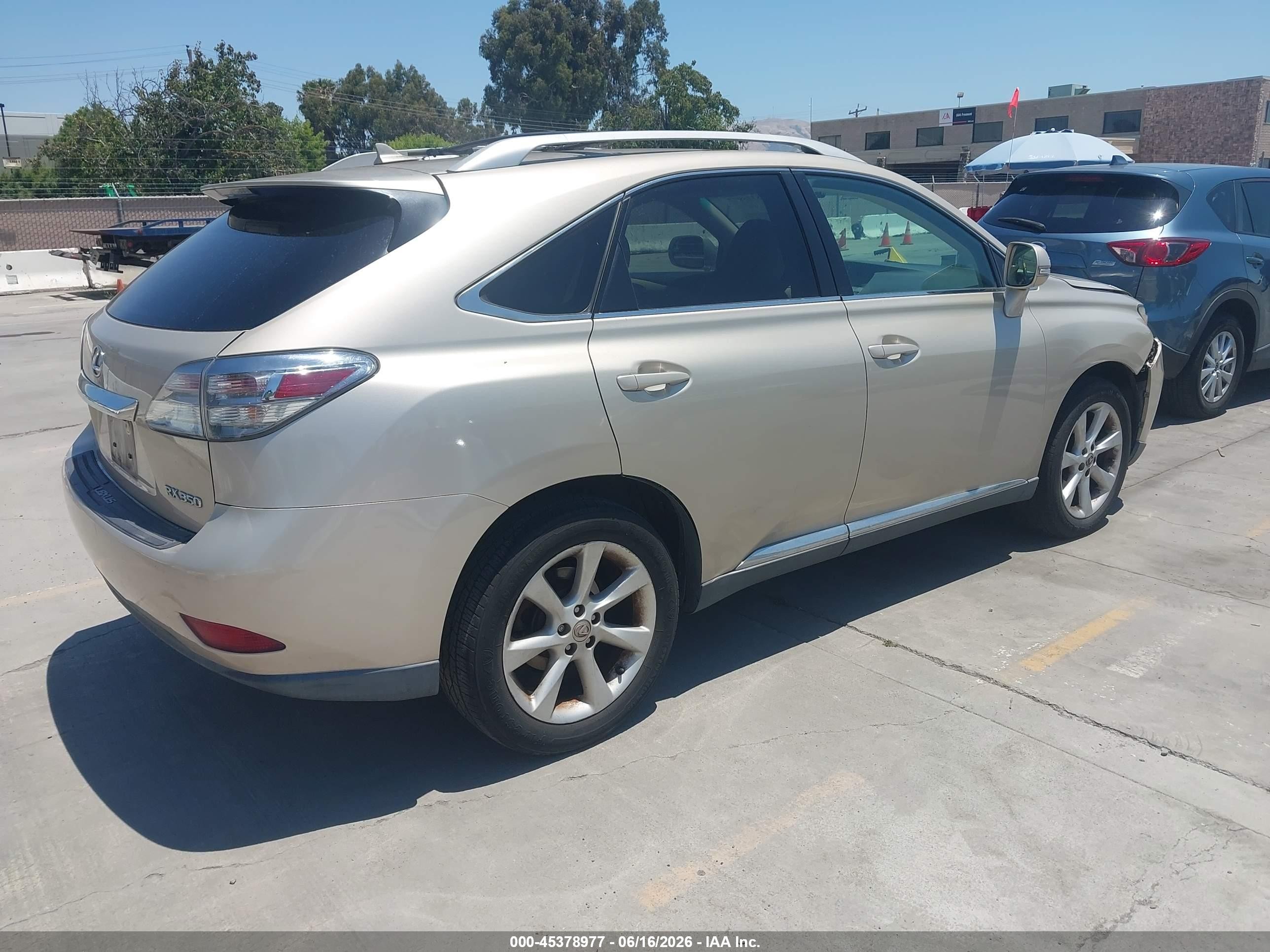 2011 Lexus Rx 350 Gold vin: 2T2ZK1BA2BC043885