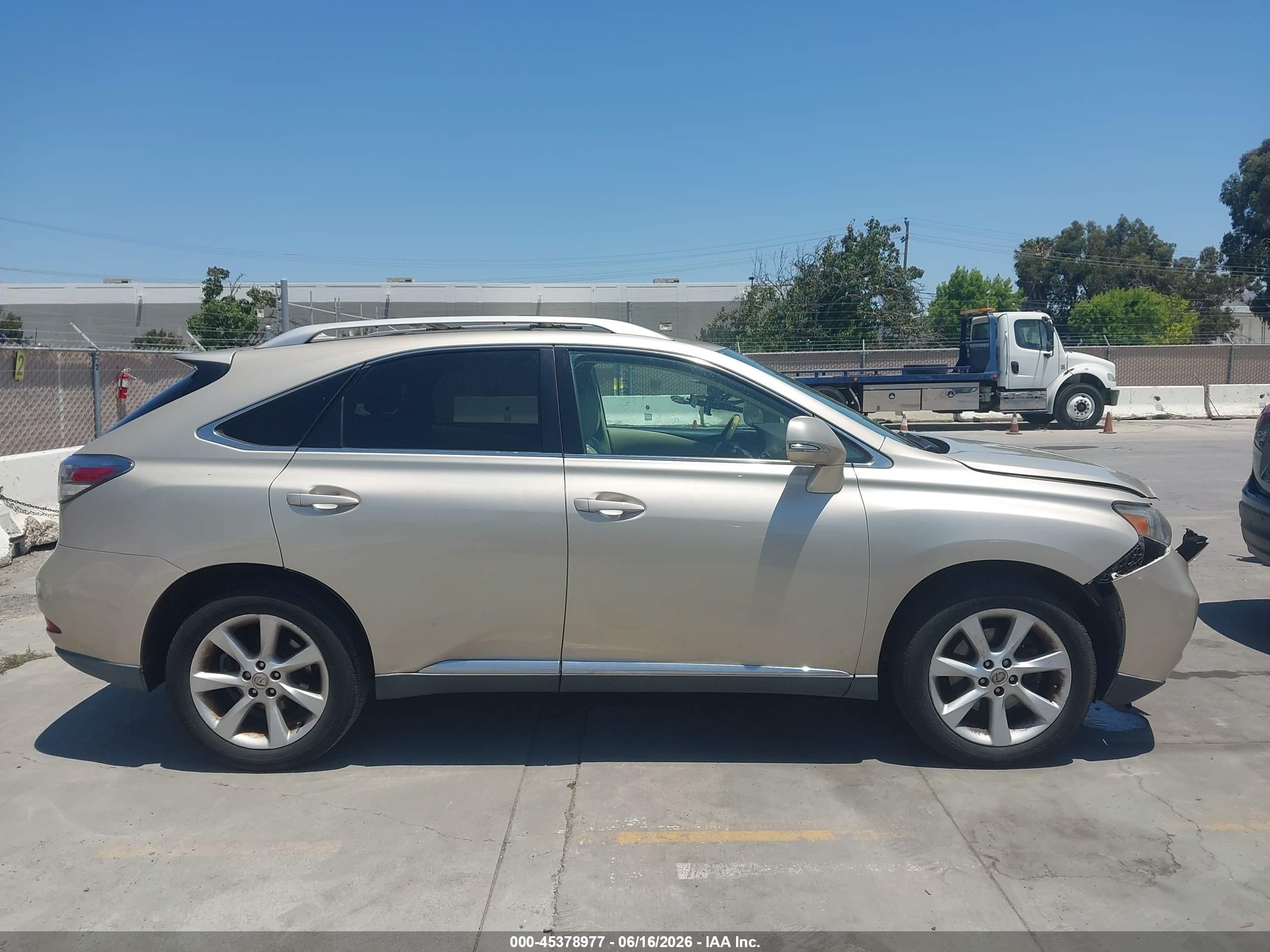 2011 Lexus Rx 350 Gold vin: 2T2ZK1BA2BC043885