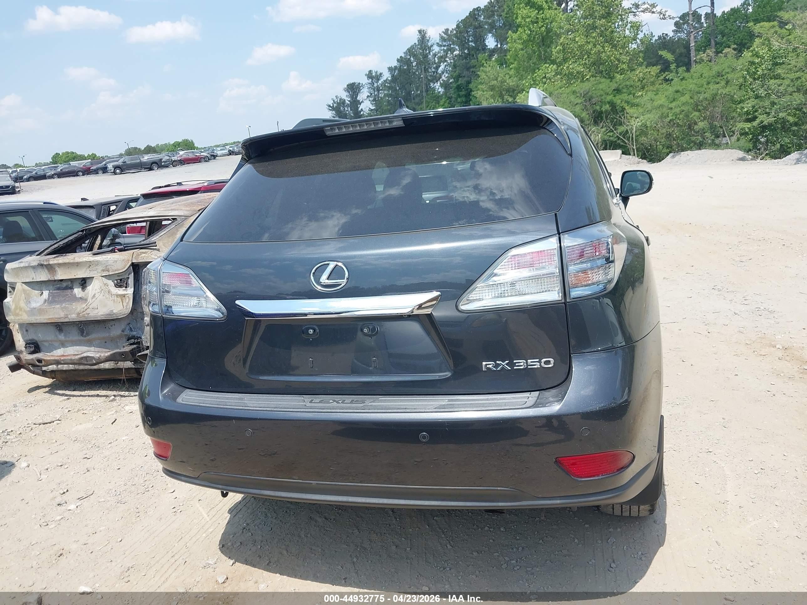 2011 Lexus Rx 350   Black vin: 2T2ZK1BA2BC048374