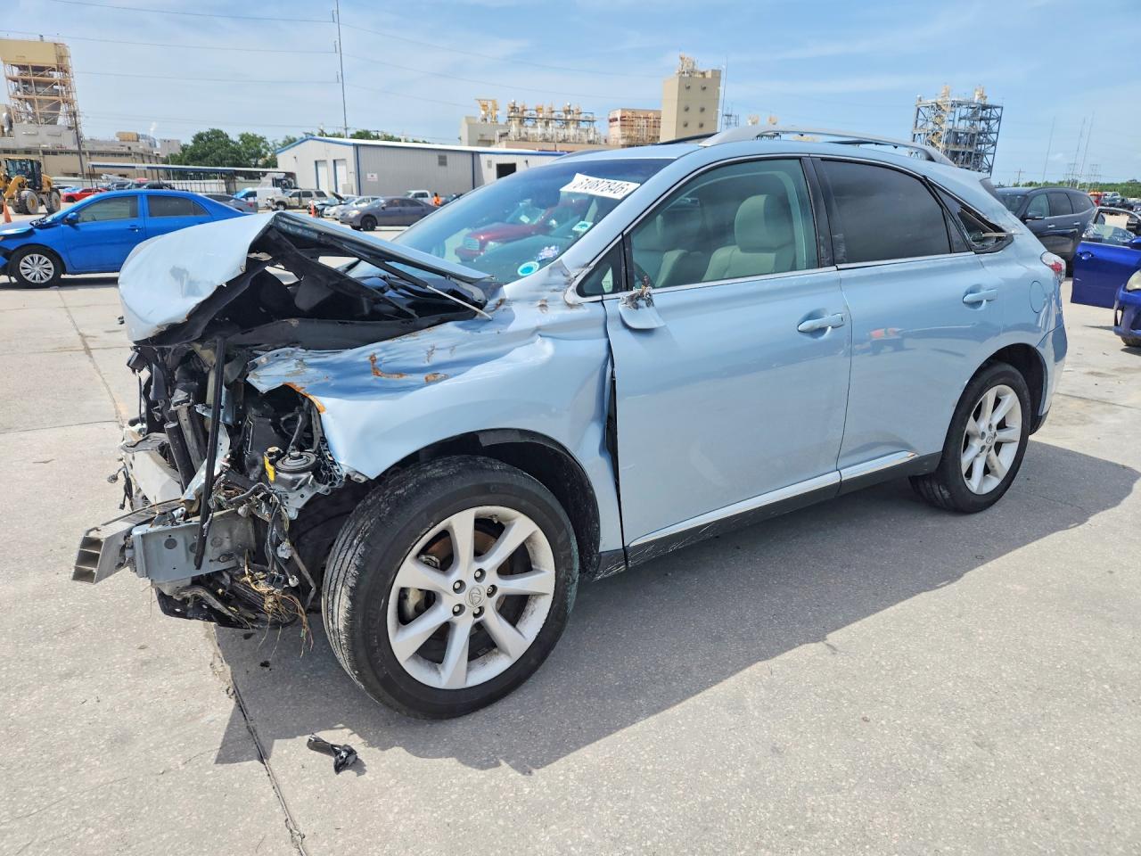 2011 Lexus Rx 350 Blue vin: 2T2ZK1BA2BC056183