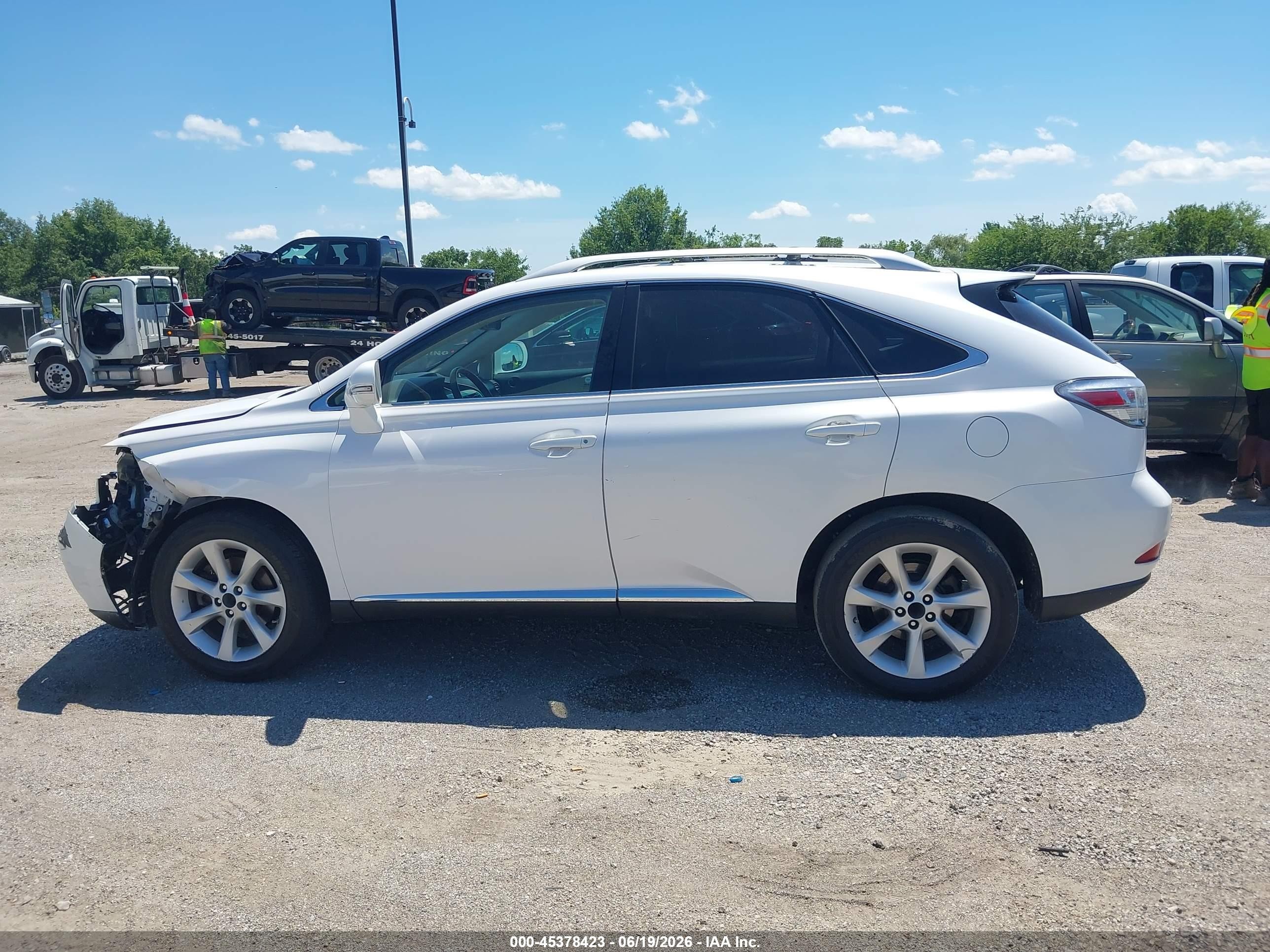 2011 Lexus Rx 350   White vin: 2T2ZK1BA2BC059309