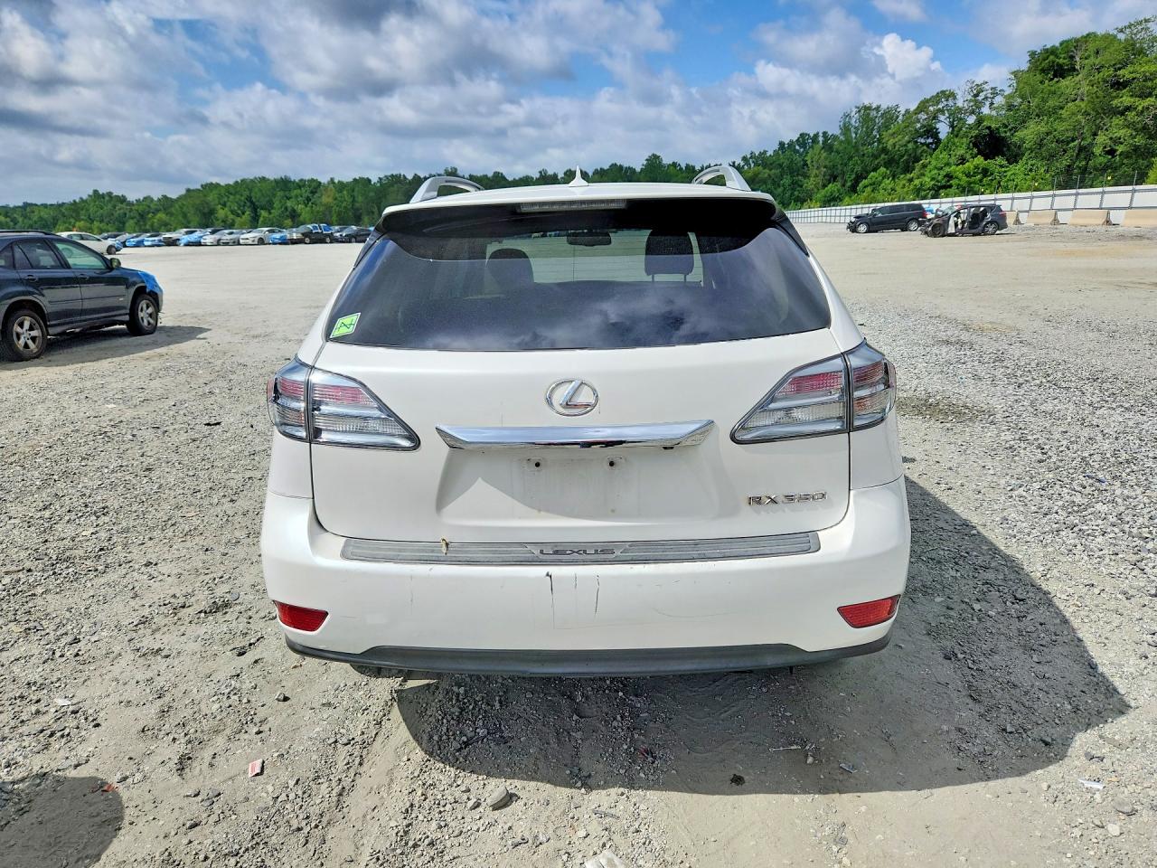 2012 Lexus Rx 350 White vin: 2T2ZK1BA2CC072689