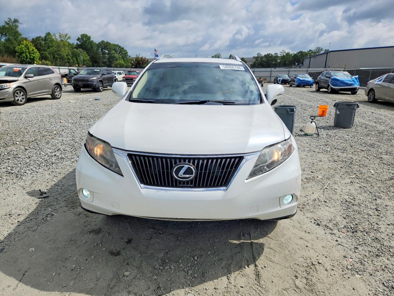 2012 Lexus Rx 350 White vin: 2T2ZK1BA2CC072689