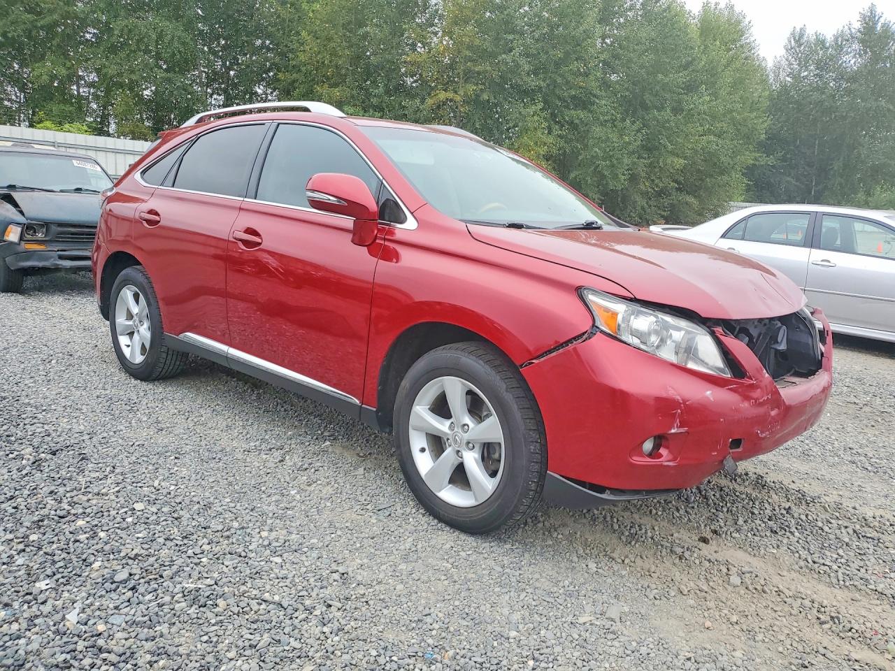 2012 Lexus Rx 350 Красный vin: 2T2ZK1BA2CC079559