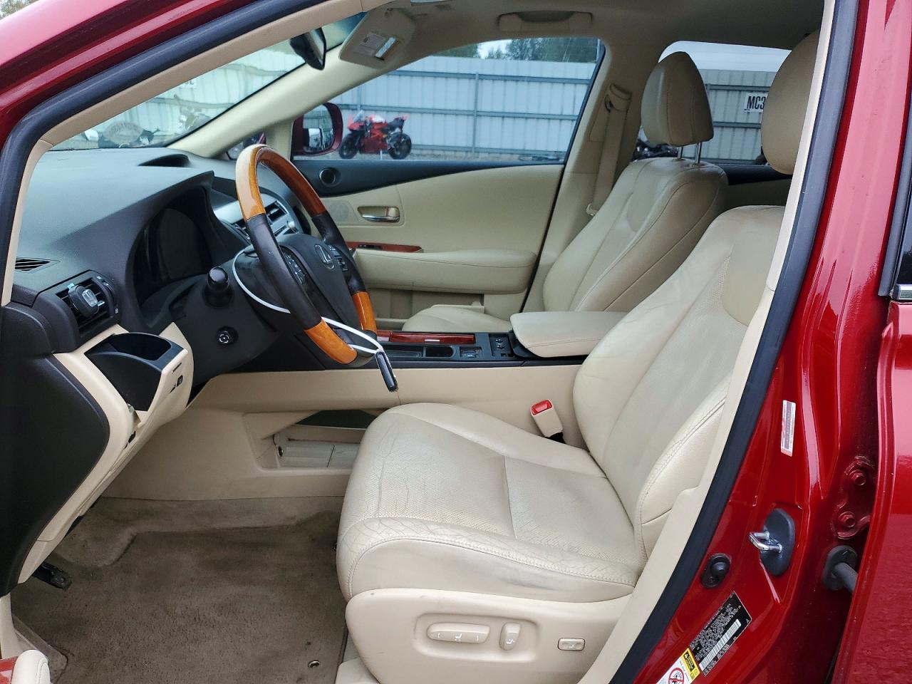 2012 Lexus Rx 350 Красный vin: 2T2ZK1BA2CC079559
