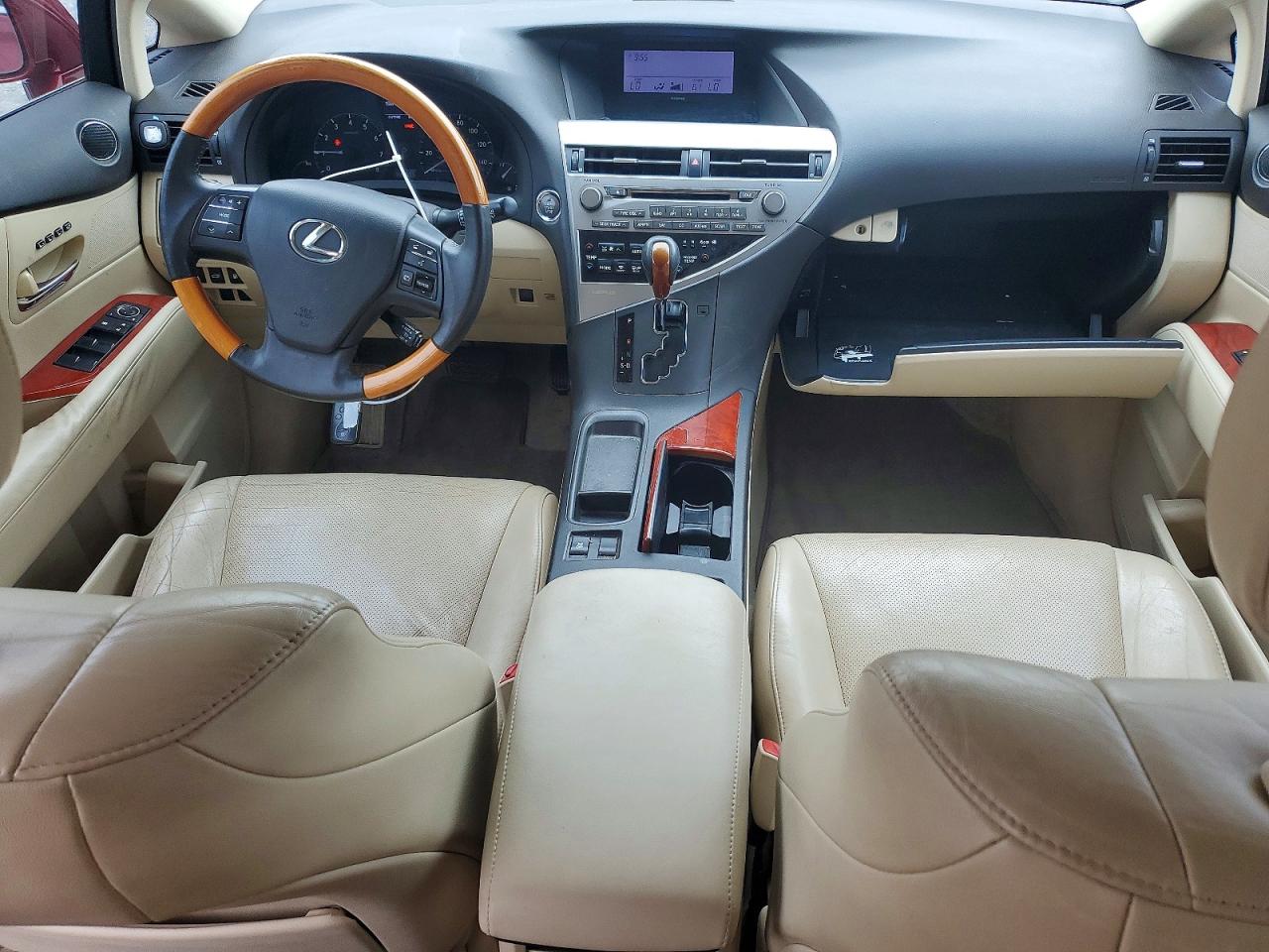 2012 Lexus Rx 350 Красный vin: 2T2ZK1BA2CC079559