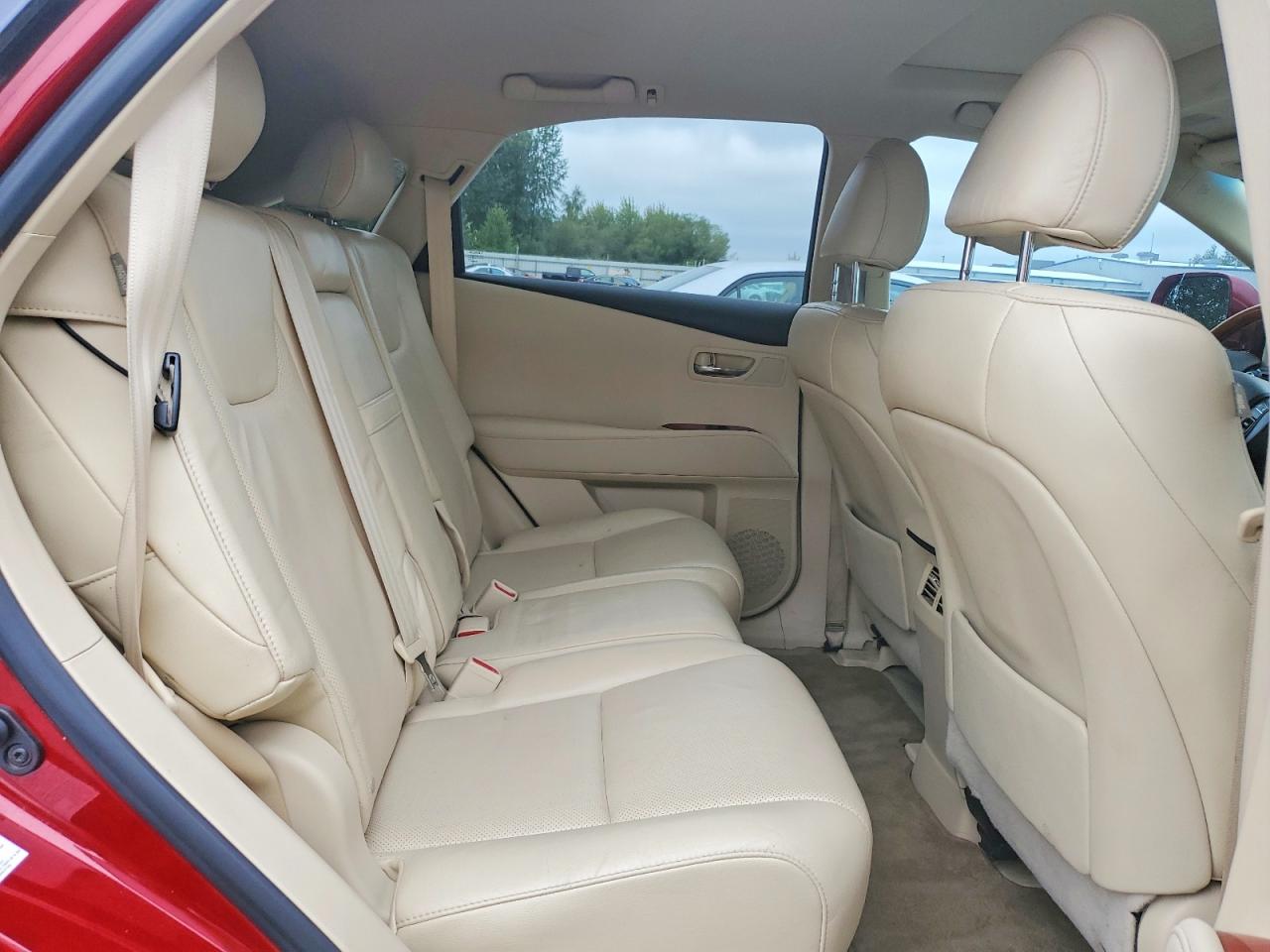 2012 Lexus Rx 350 Красный vin: 2T2ZK1BA2CC079559