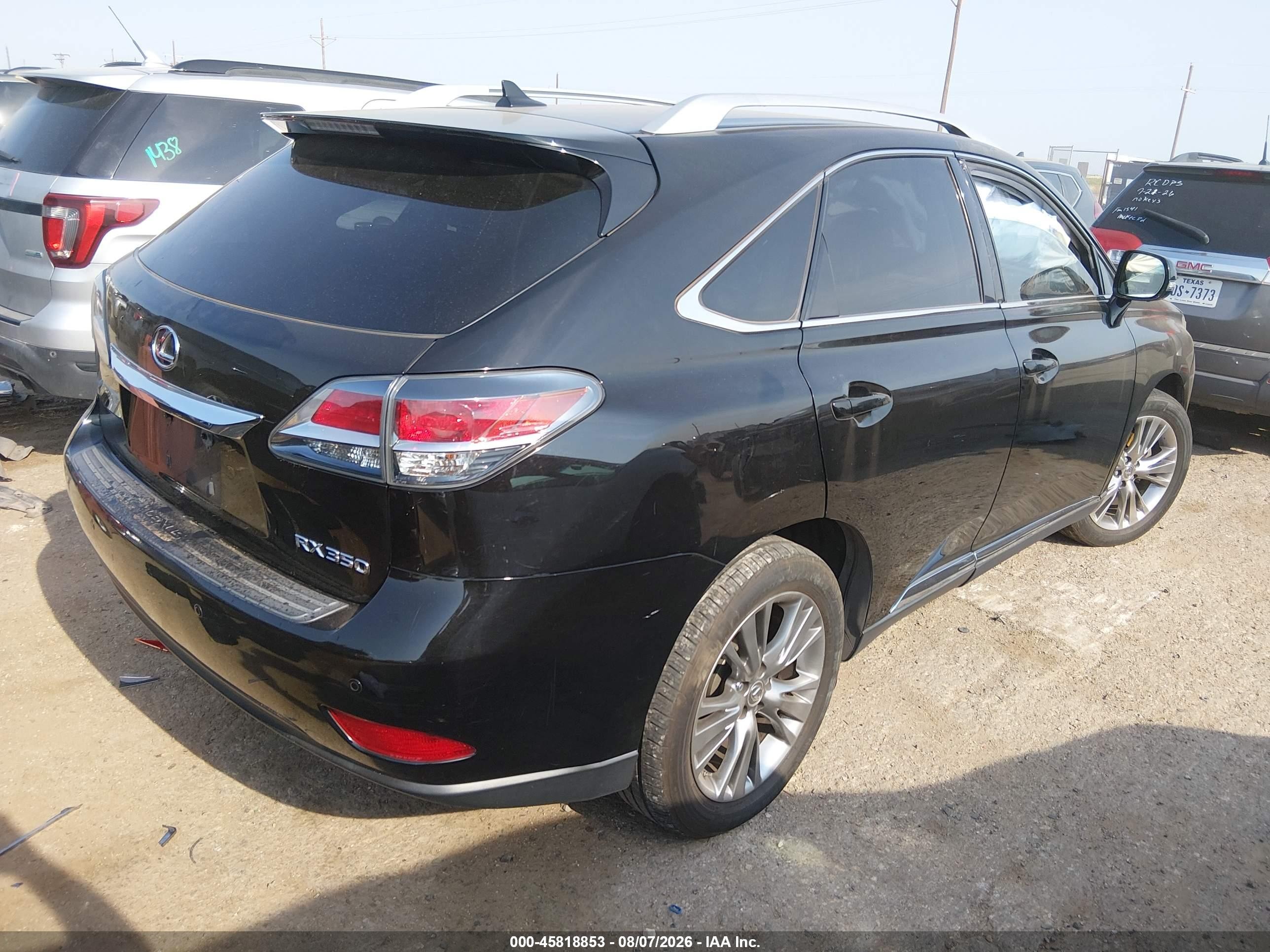 2013 Lexus Rx 350   Black vin: 2T2ZK1BA2DC089882