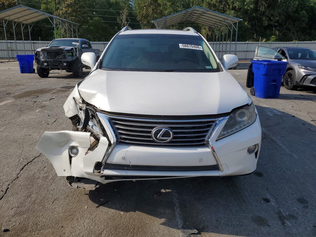 2013 Lexus Rx 350 White vin: 2T2ZK1BA2DC102310