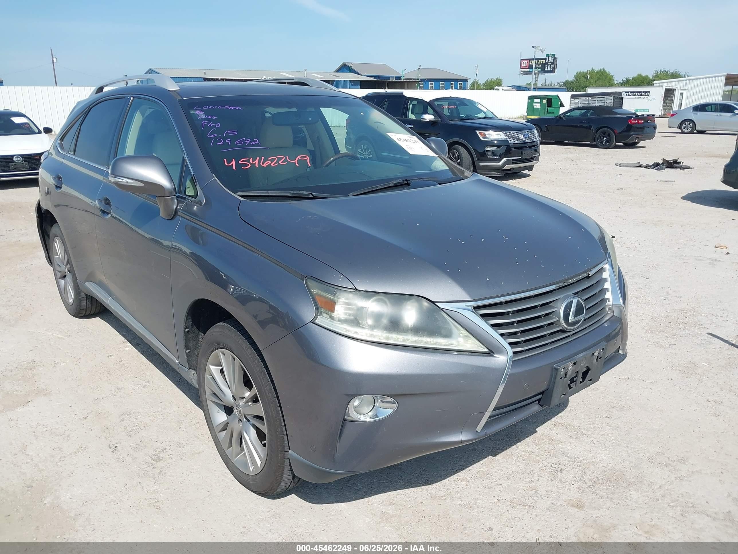 2013 Lexus Rx 350   Серый vin: 2T2ZK1BA2DC107636