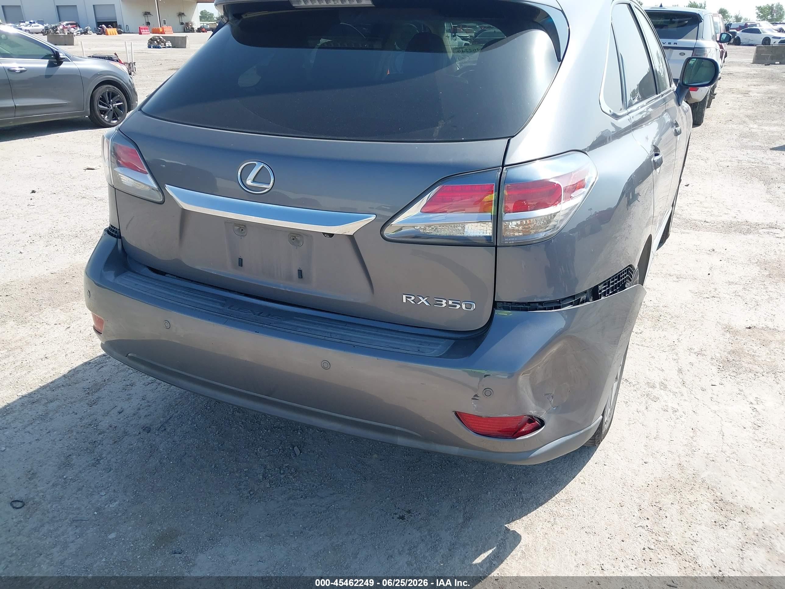 2013 Lexus Rx 350   Gray vin: 2T2ZK1BA2DC107636
