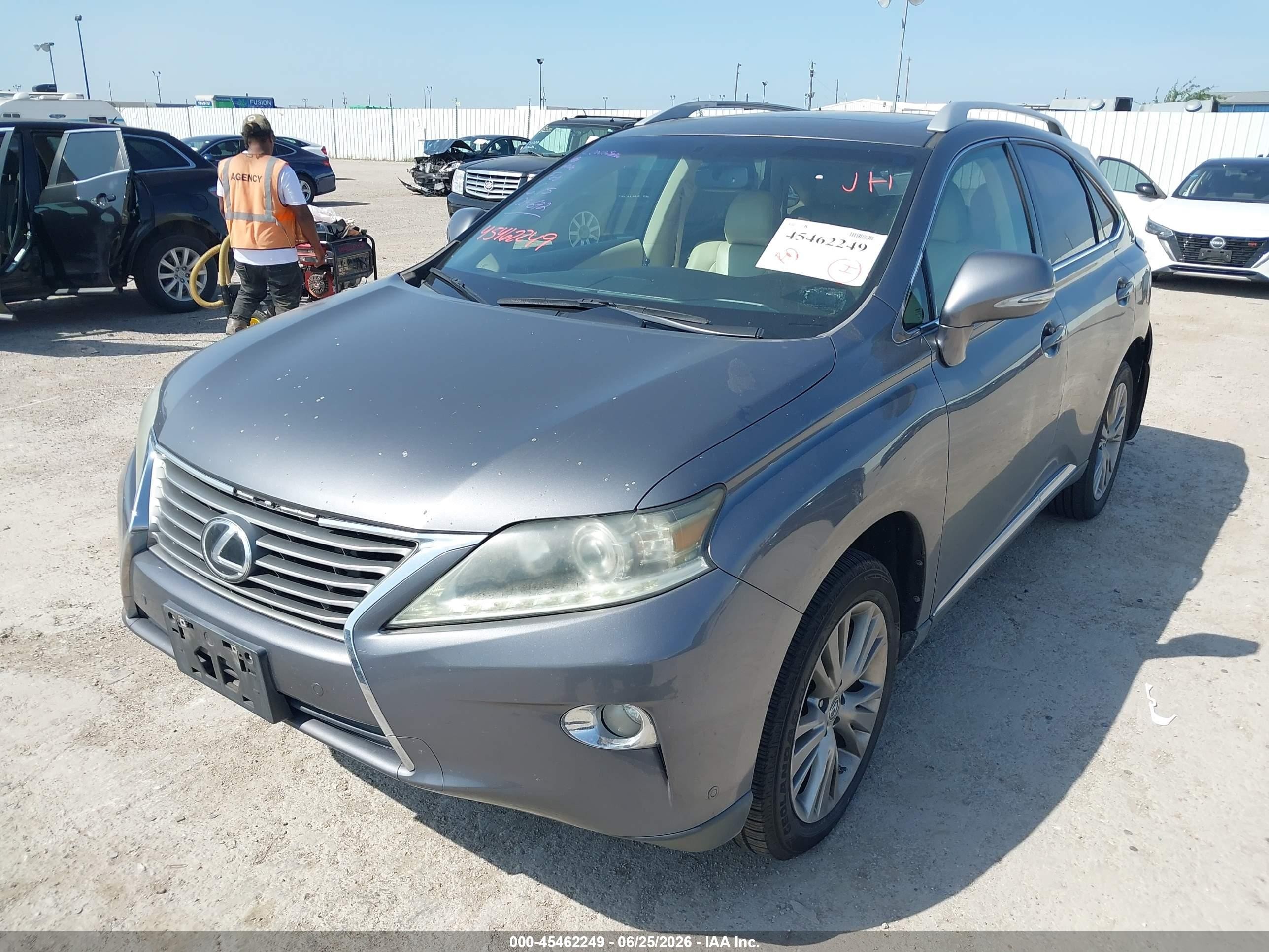 2013 Lexus Rx 350   Gray vin: 2T2ZK1BA2DC107636