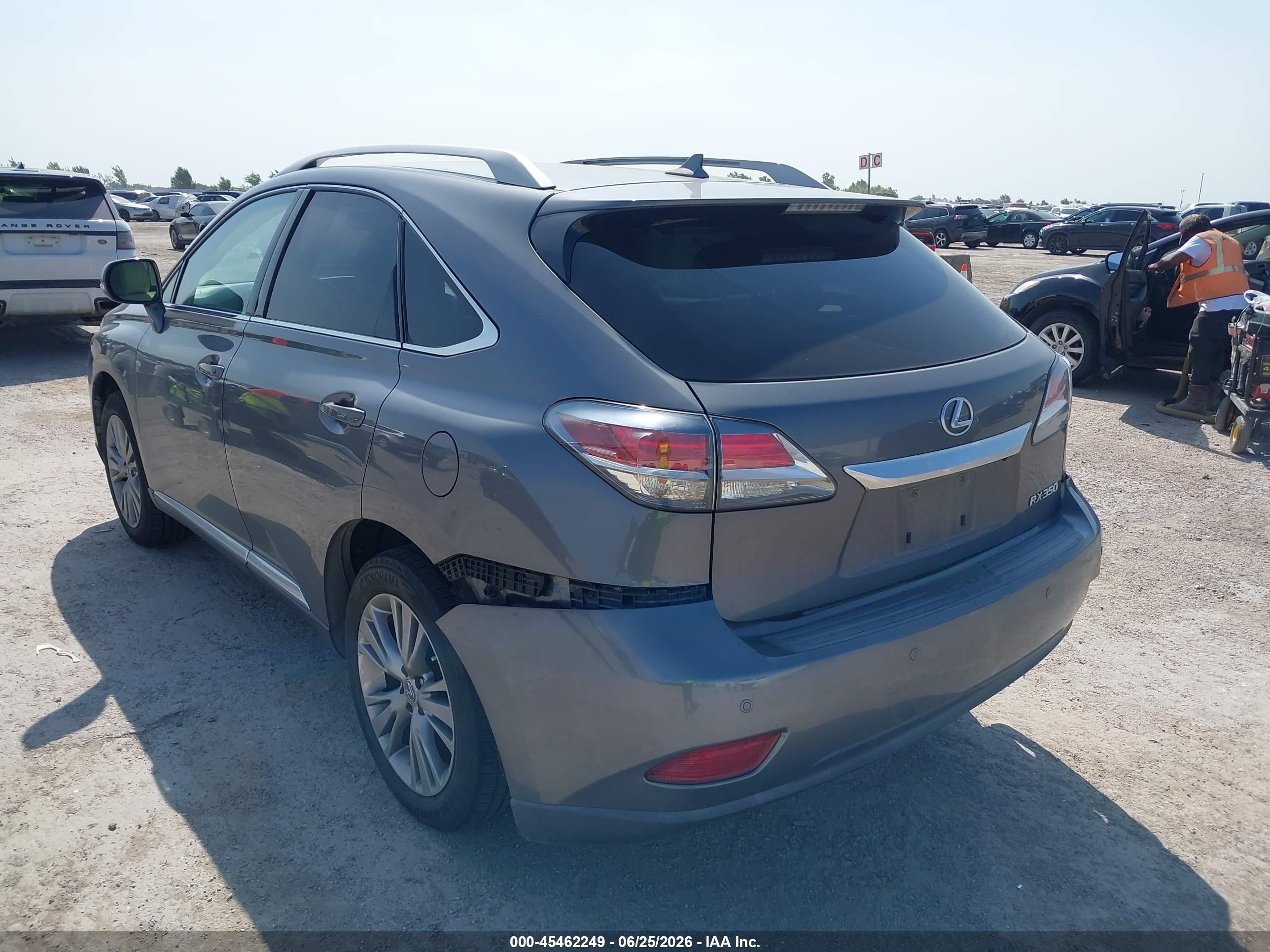 2013 Lexus Rx 350   Gray vin: 2T2ZK1BA2DC107636