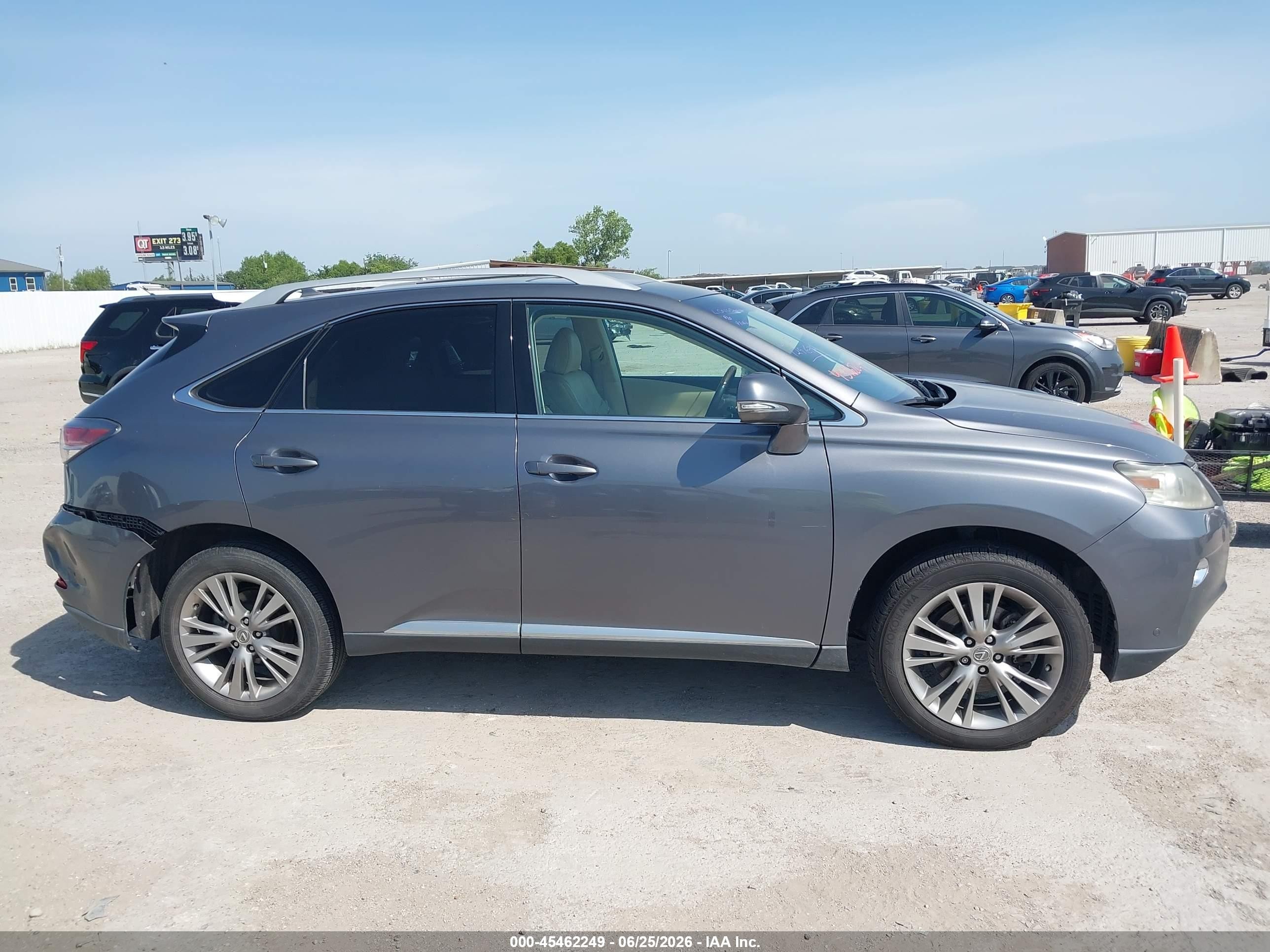 2013 Lexus Rx 350   Gray vin: 2T2ZK1BA2DC107636