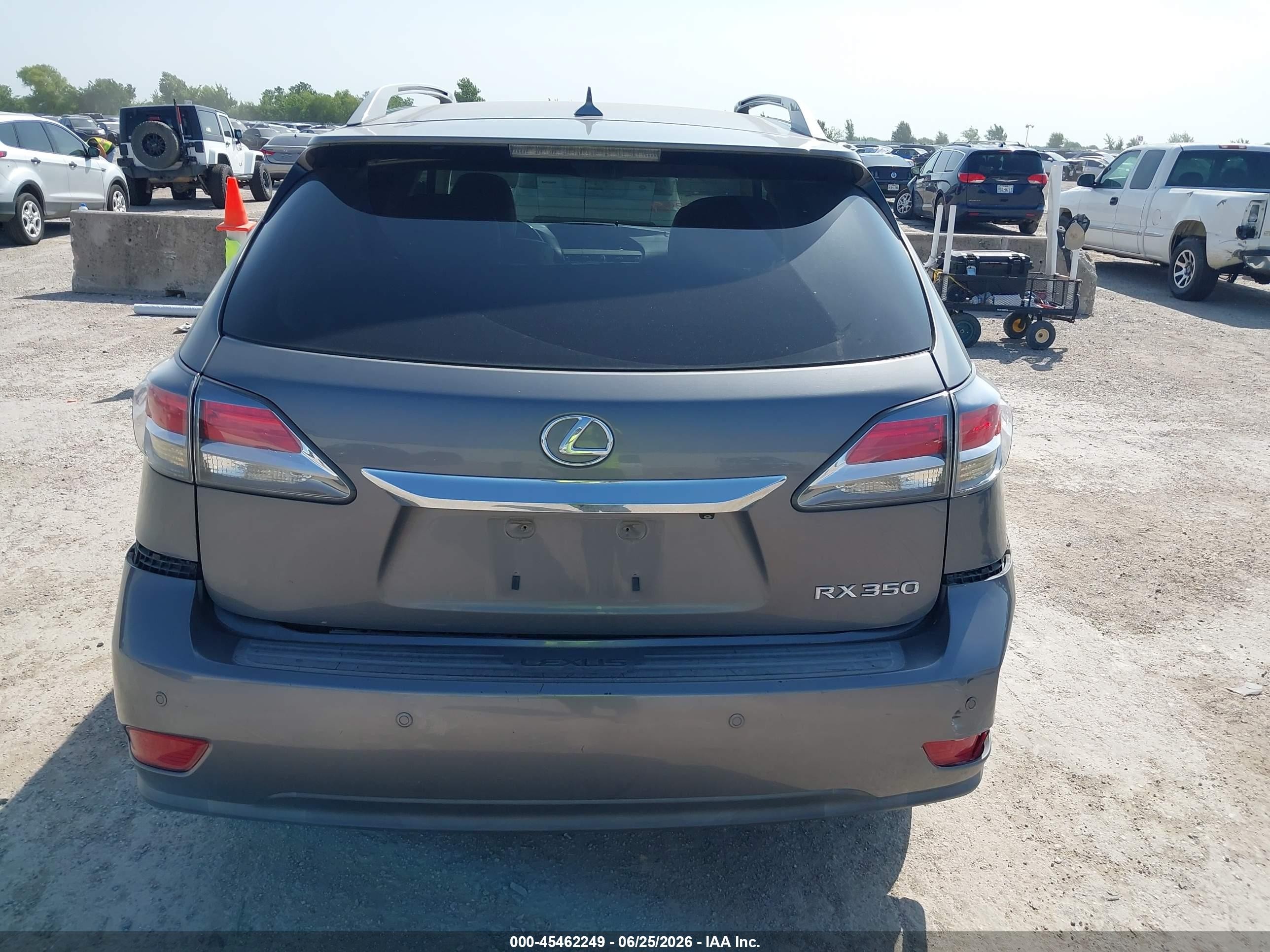 2013 Lexus Rx 350   Gray vin: 2T2ZK1BA2DC107636