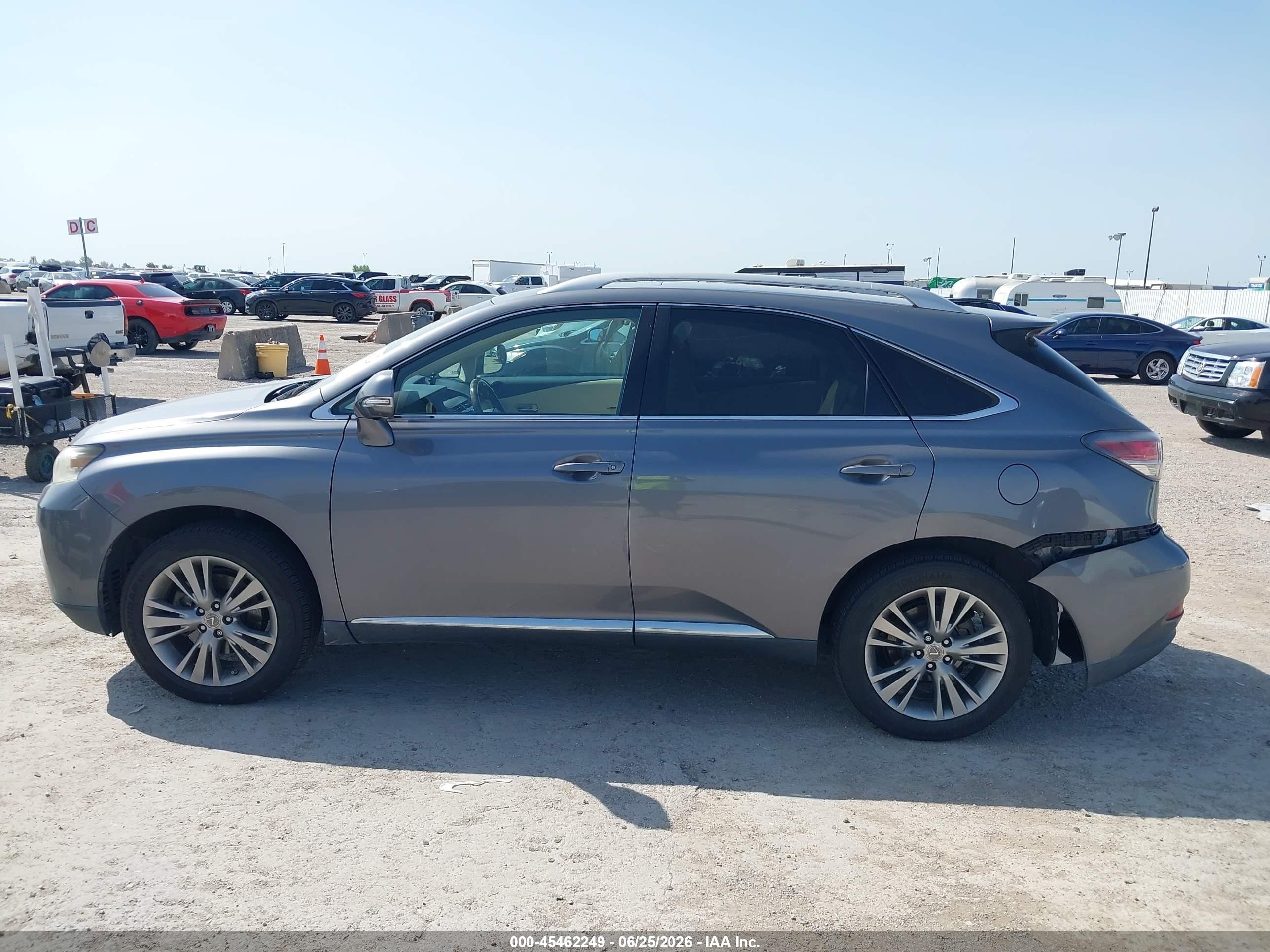 2013 Lexus Rx 350   Gray vin: 2T2ZK1BA2DC107636